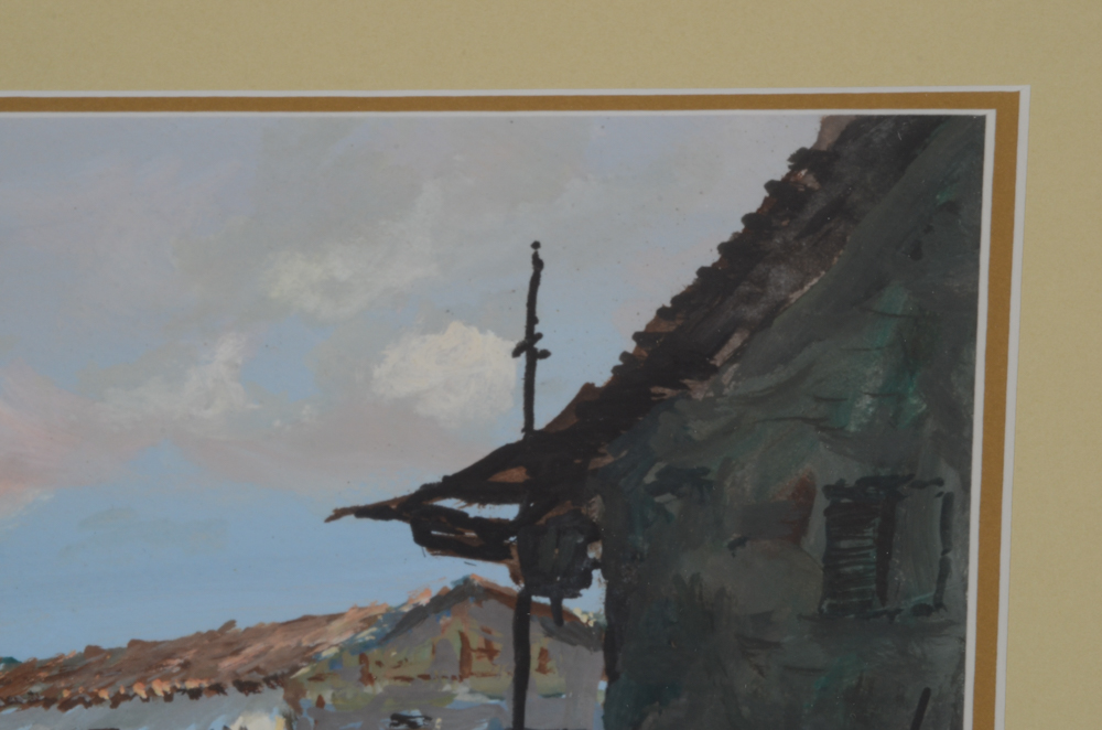 Reinaldo Manzke Original Gouache and Watercolor Painting "Venda do Chico"