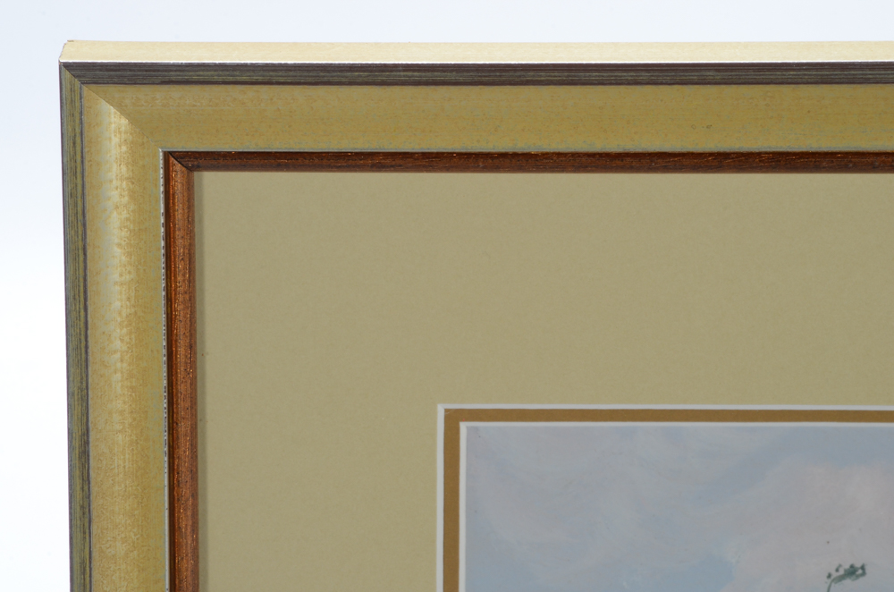 Reinaldo Manzke Original Gouache and Watercolor Painting "Venda do Chico"