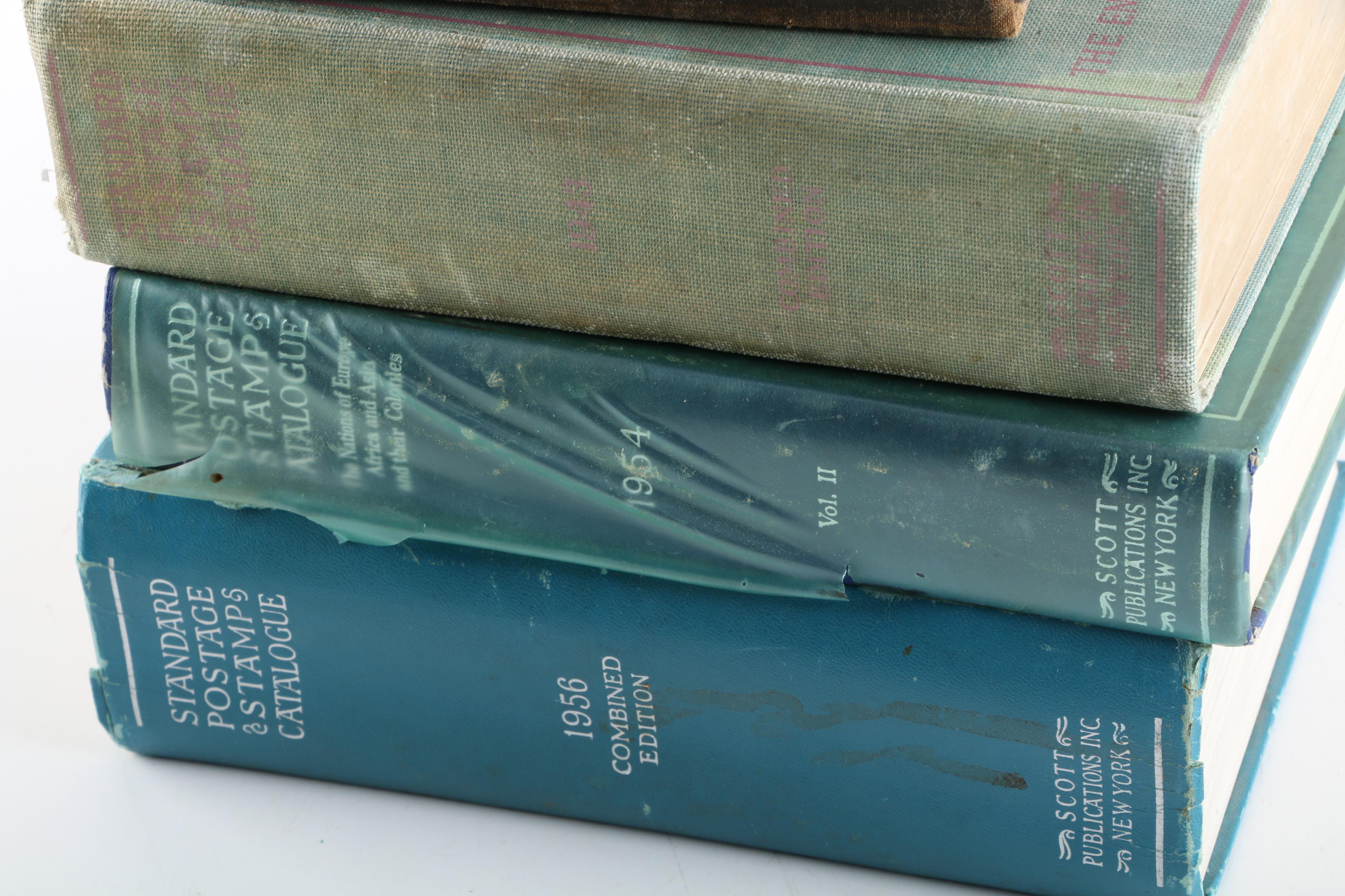 1932, 1943, 1954 and 1956 Scott Publications Postage Stamps Catalogues