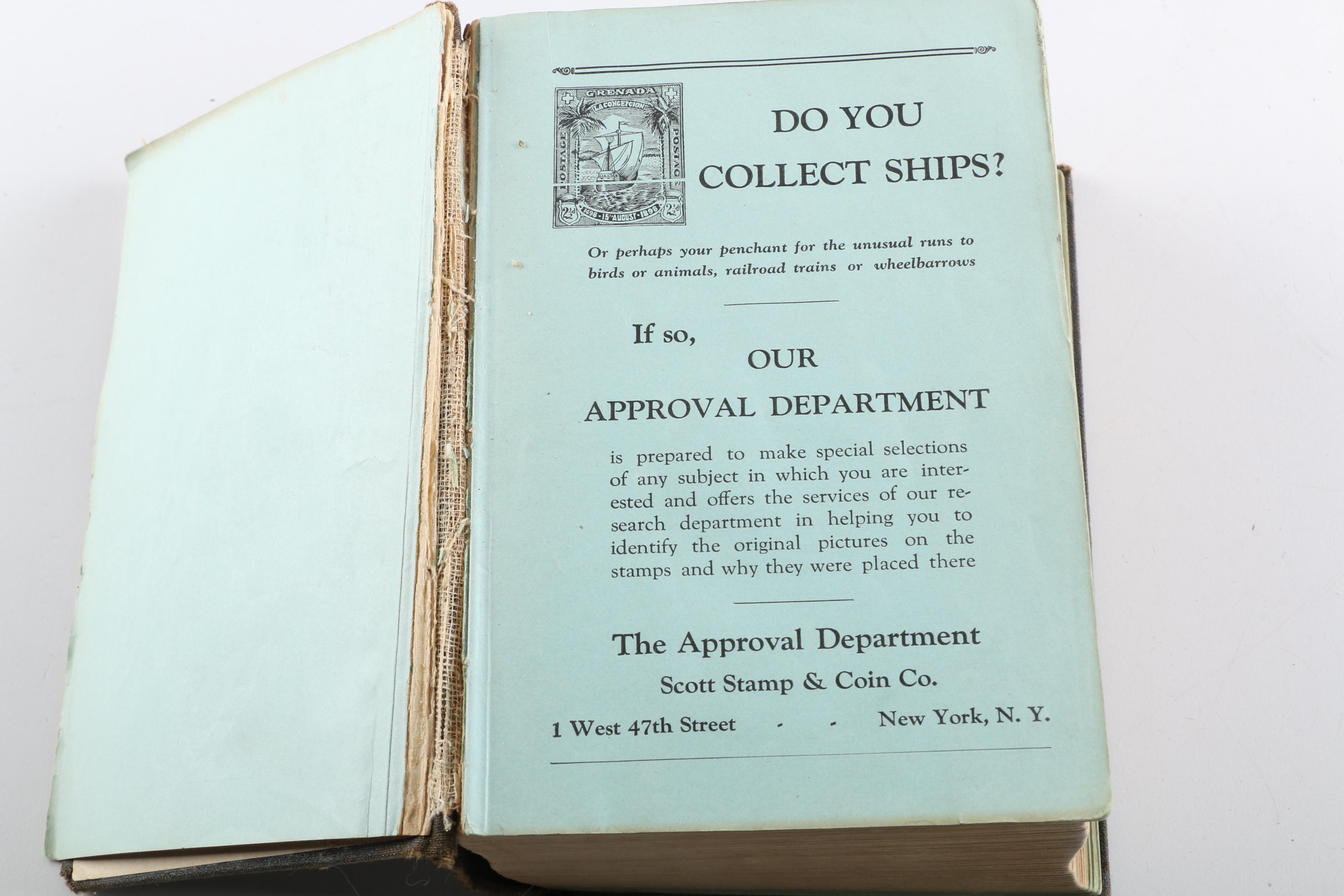 1932, 1943, 1954 and 1956 Scott Publications Postage Stamps Catalogues