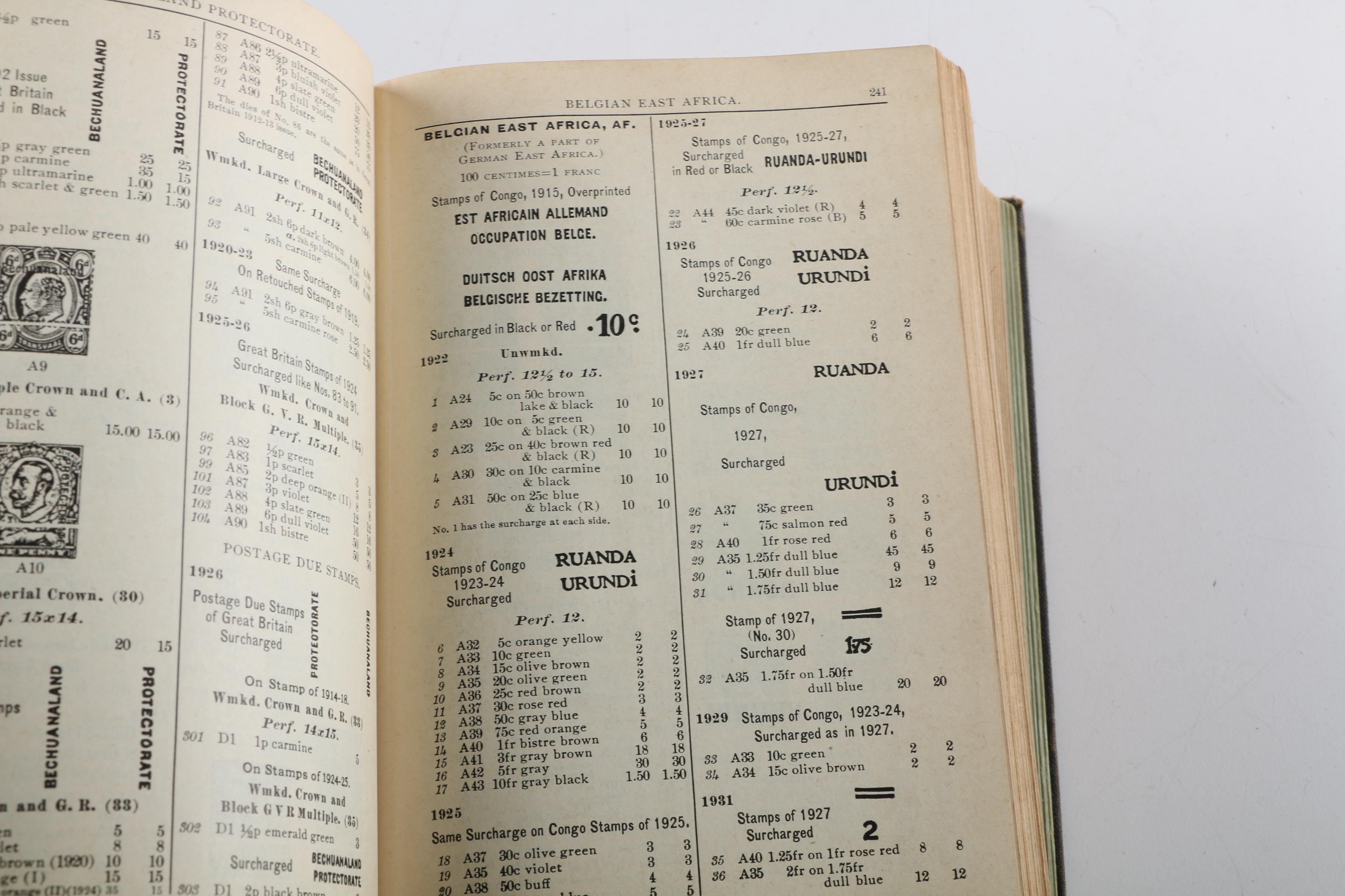 1932, 1943, 1954 and 1956 Scott Publications Postage Stamps Catalogues