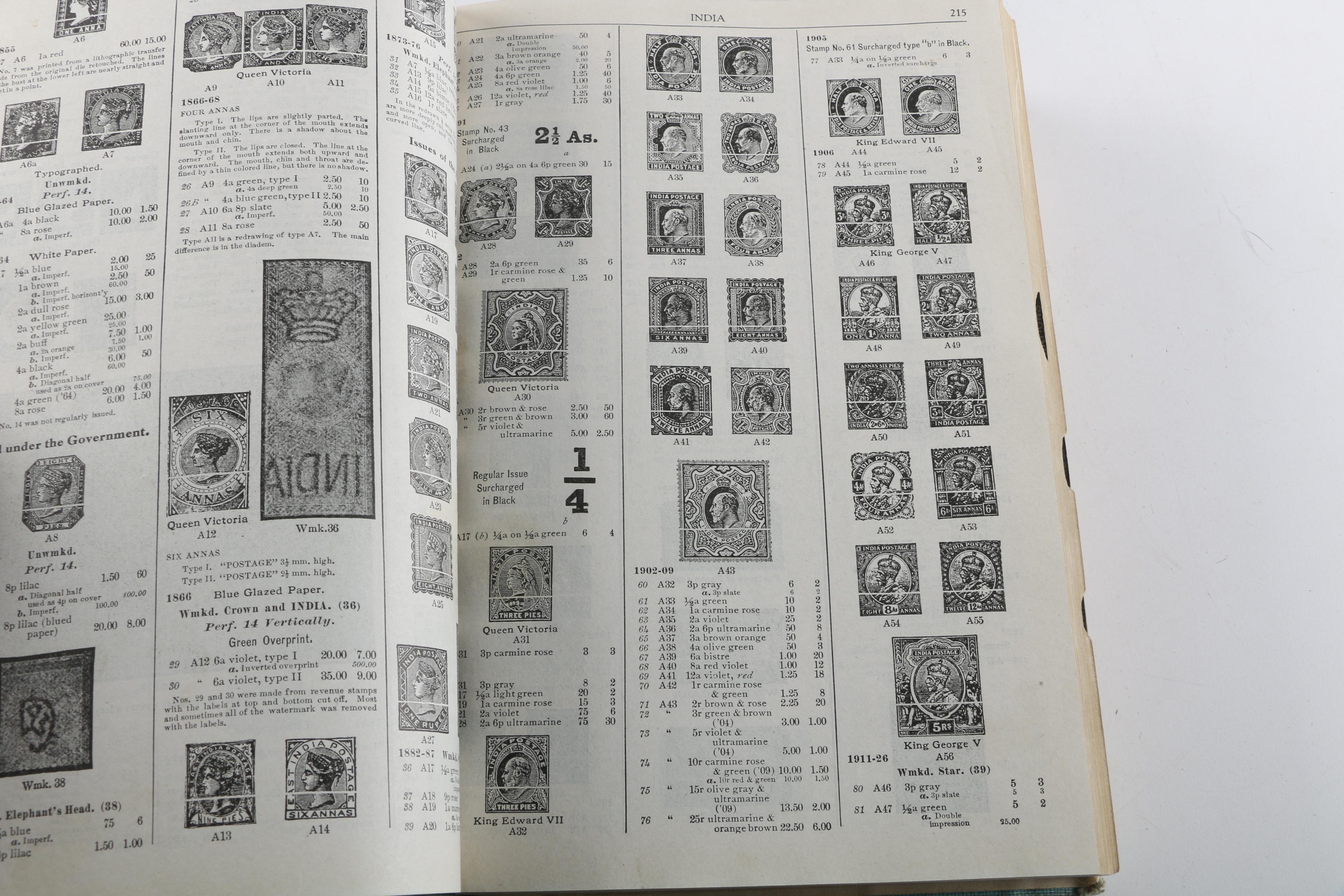 1932, 1943, 1954 and 1956 Scott Publications Postage Stamps Catalogues