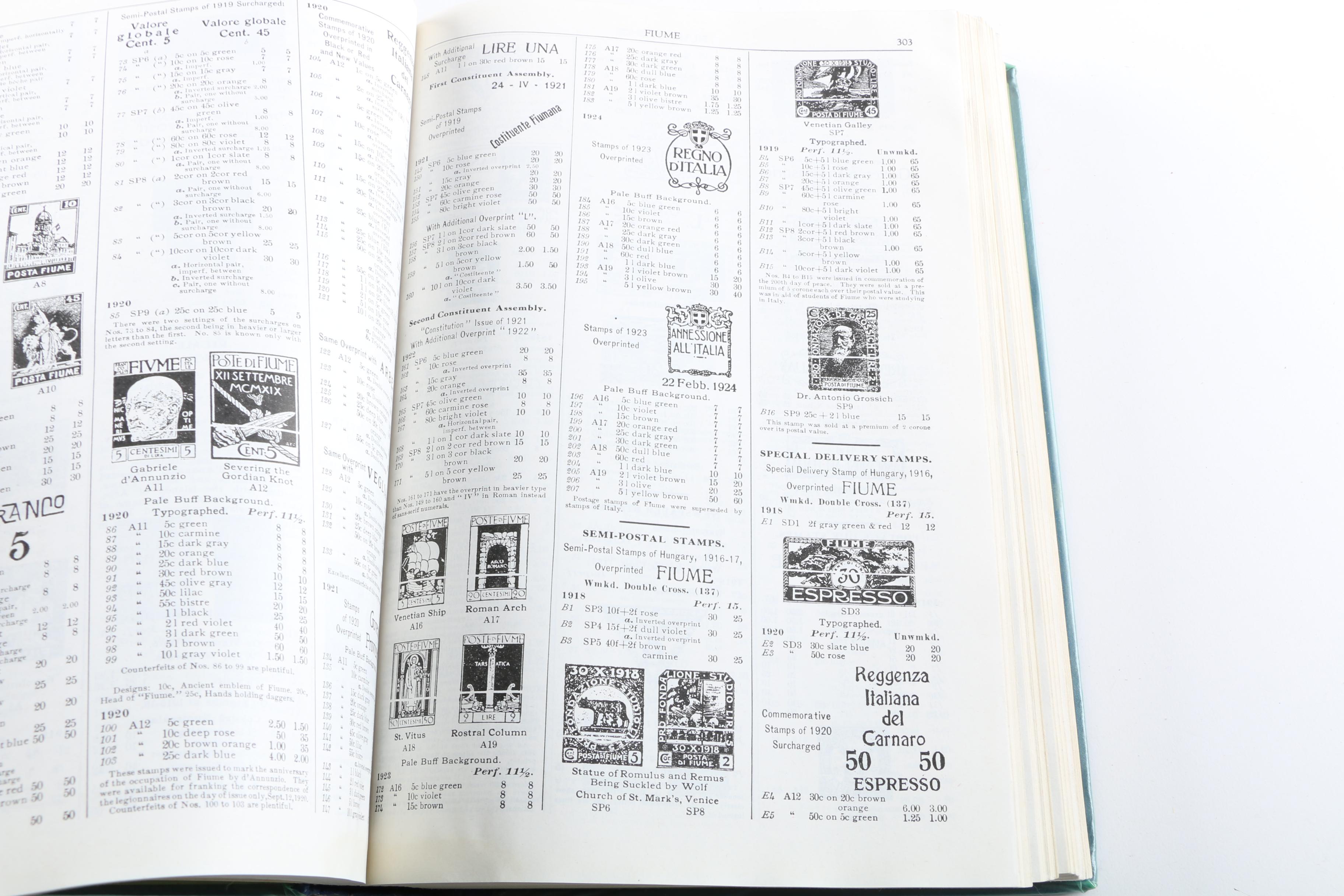 1932, 1943, 1954 and 1956 Scott Publications Postage Stamps Catalogues