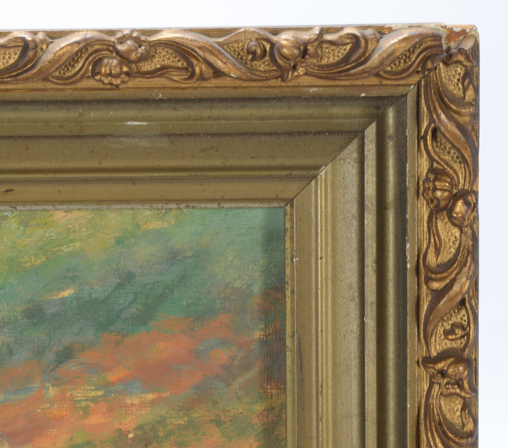 Robert Lahmann Orignal Oil Painting on Academy Board of Pastoral Landscape