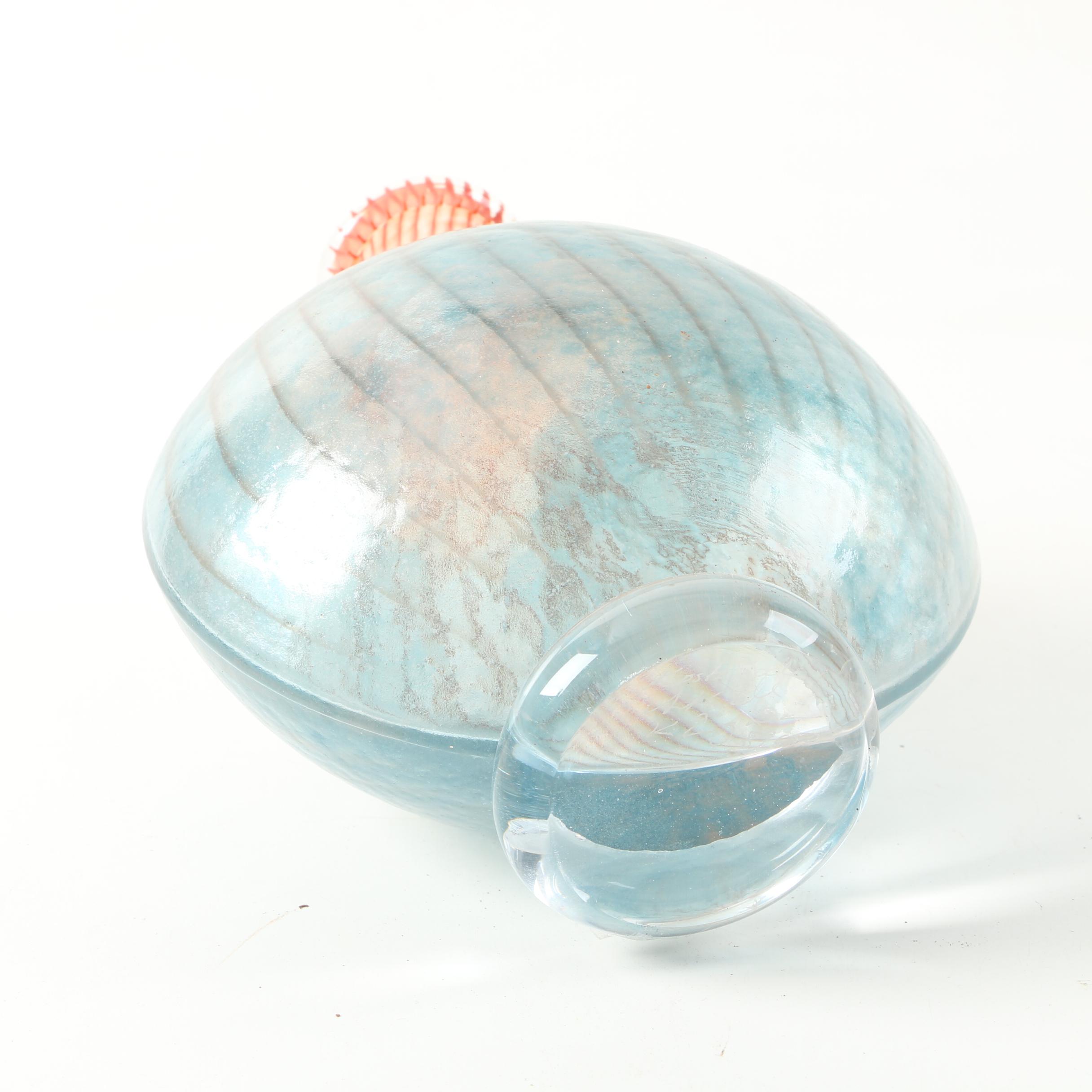 Kosta Boda Art Glass Vases Featuring Signed "Bonbon" by Kjell Engman