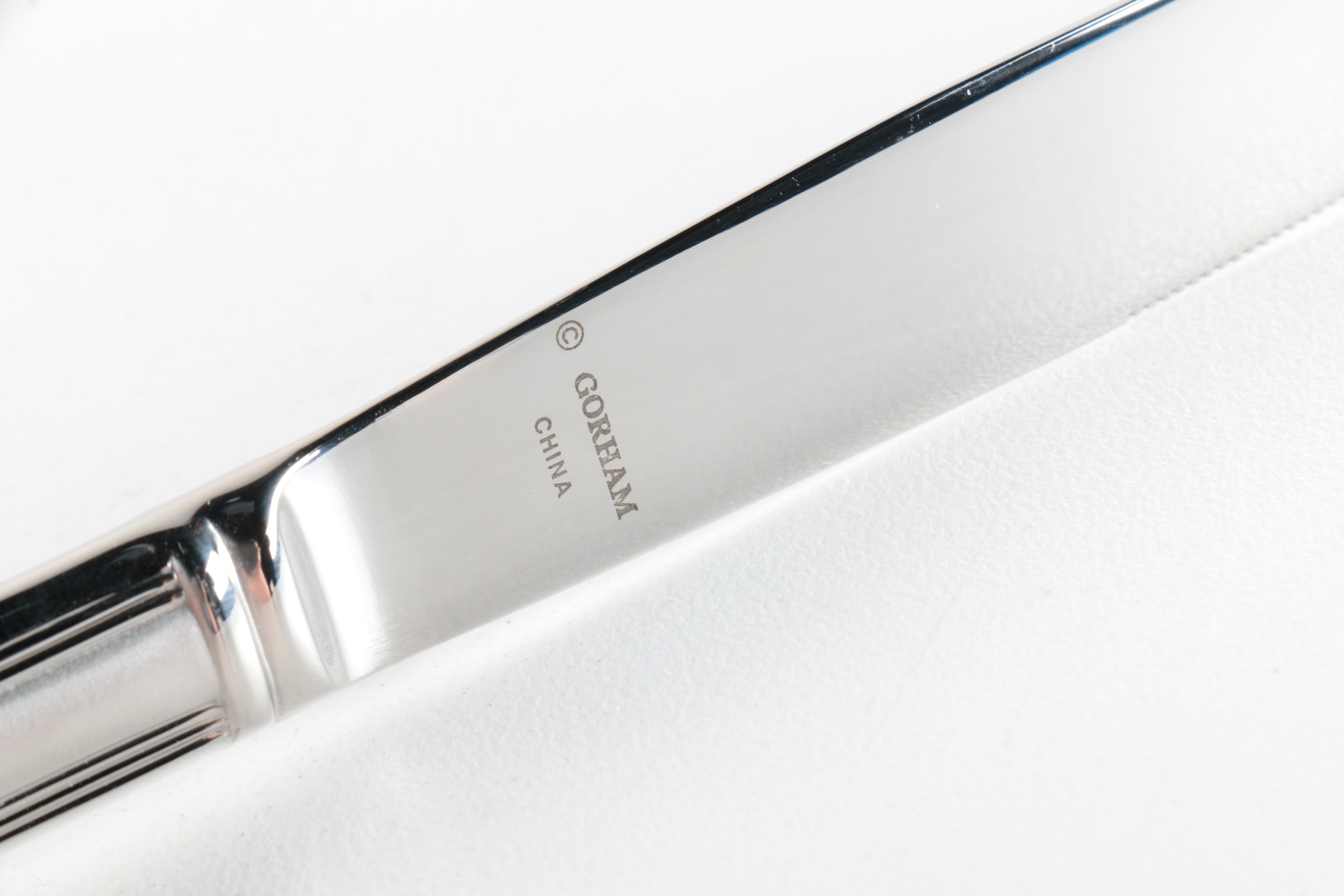 Gorham Stainless Steel Flatware Set for Eight