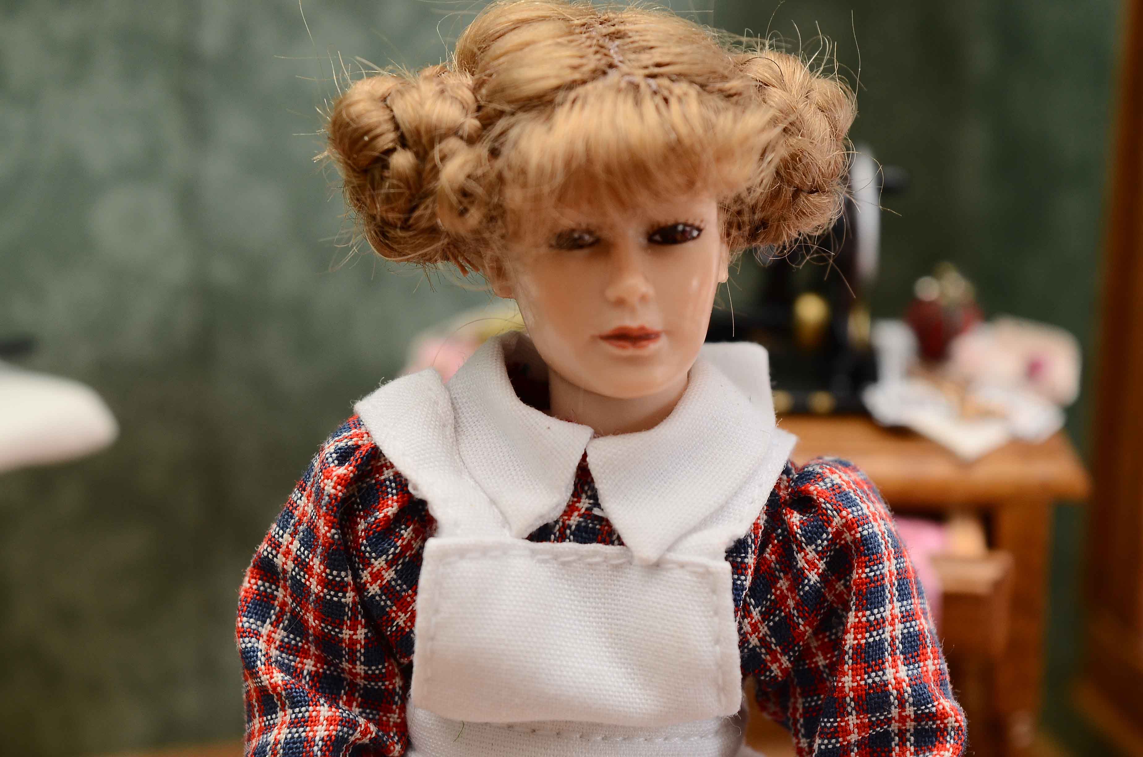 Custom Artisan Made Miniature Diorama Dressmaker Shop