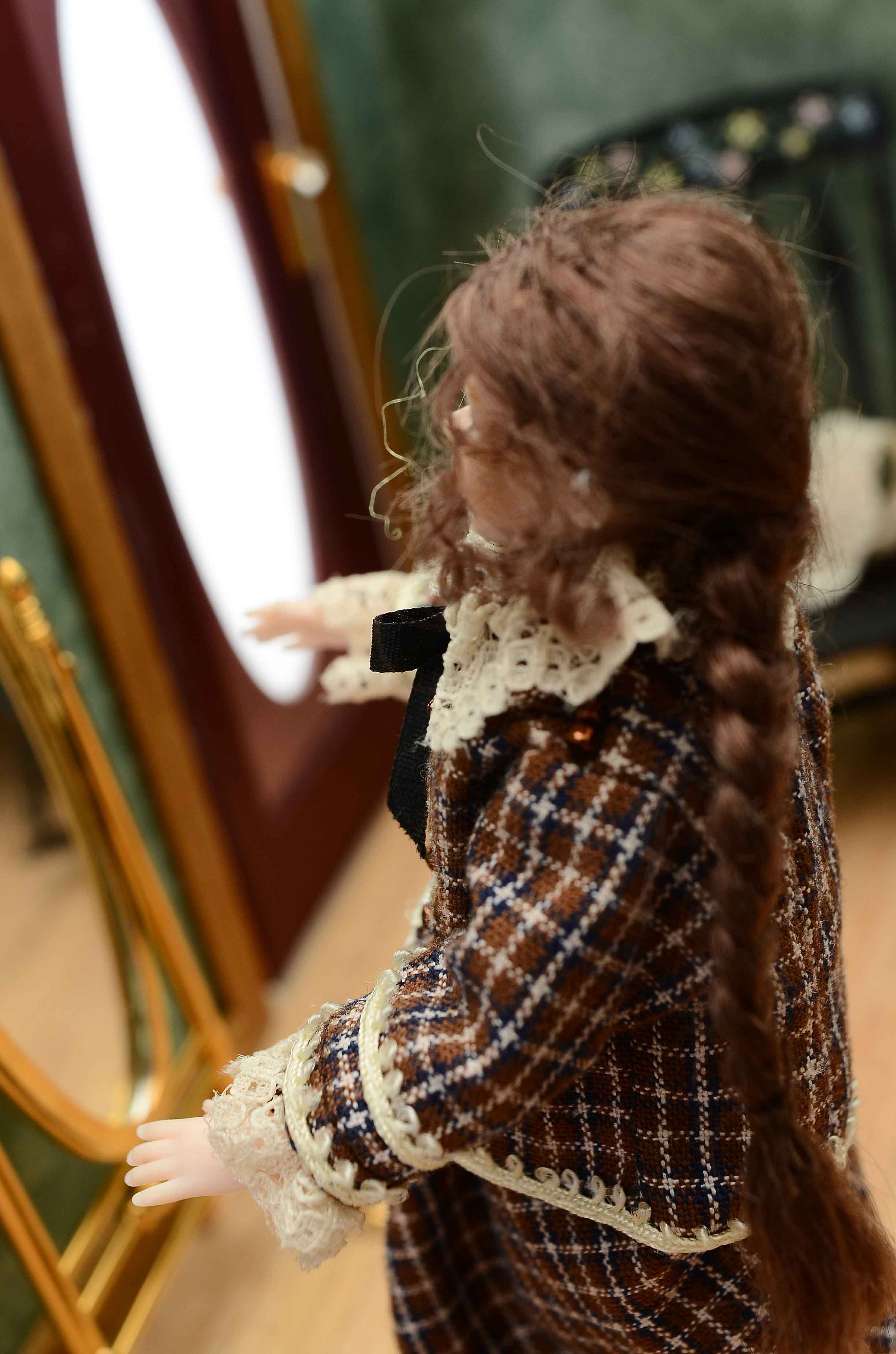 Custom Artisan Made Miniature Diorama Dressmaker Shop