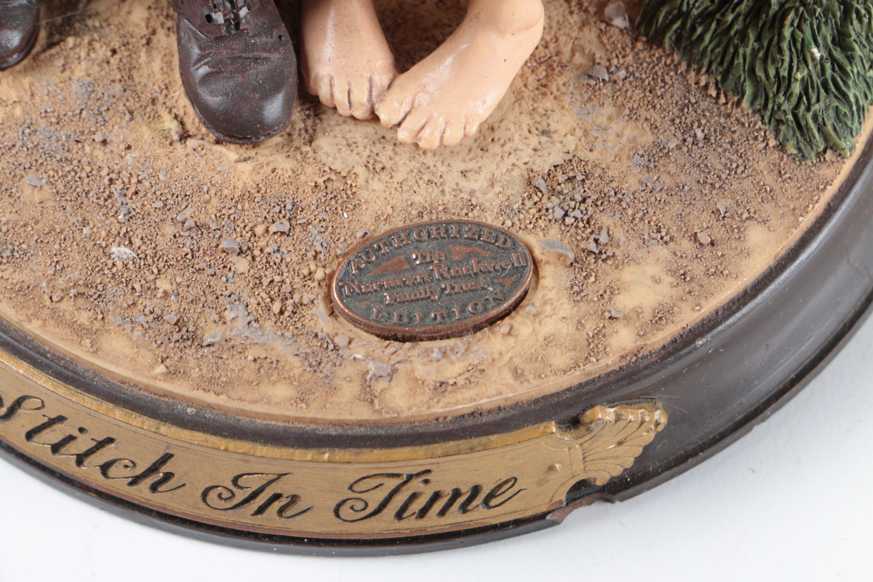 Five Norman Rockwell Porcelain Figurines