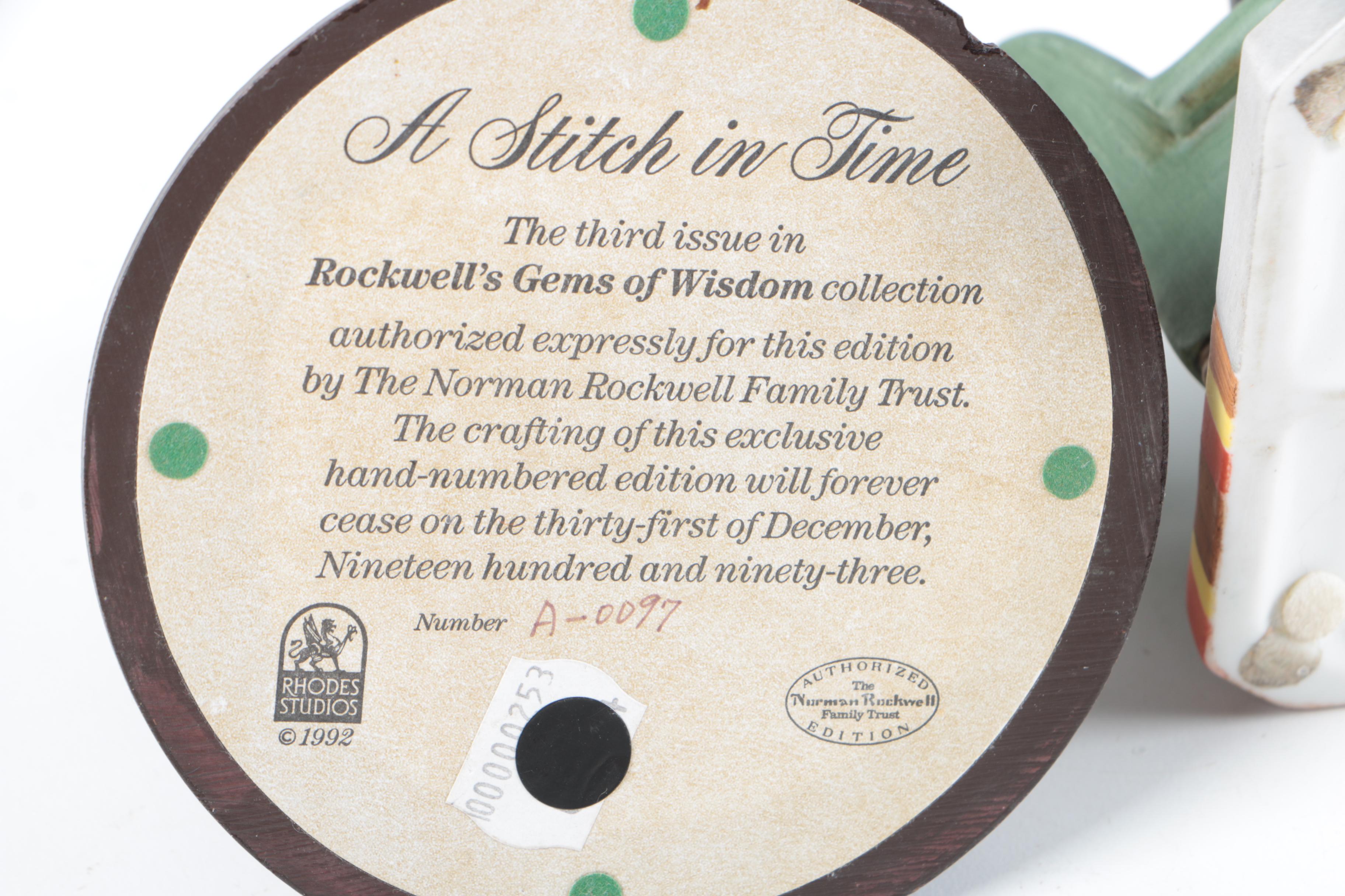 Five Norman Rockwell Porcelain Figurines