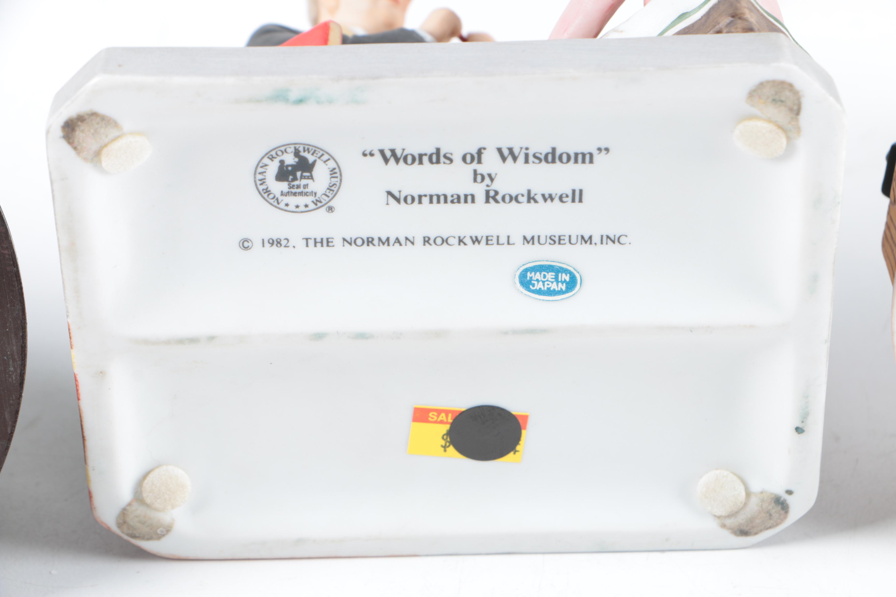 Five Norman Rockwell Porcelain Figurines