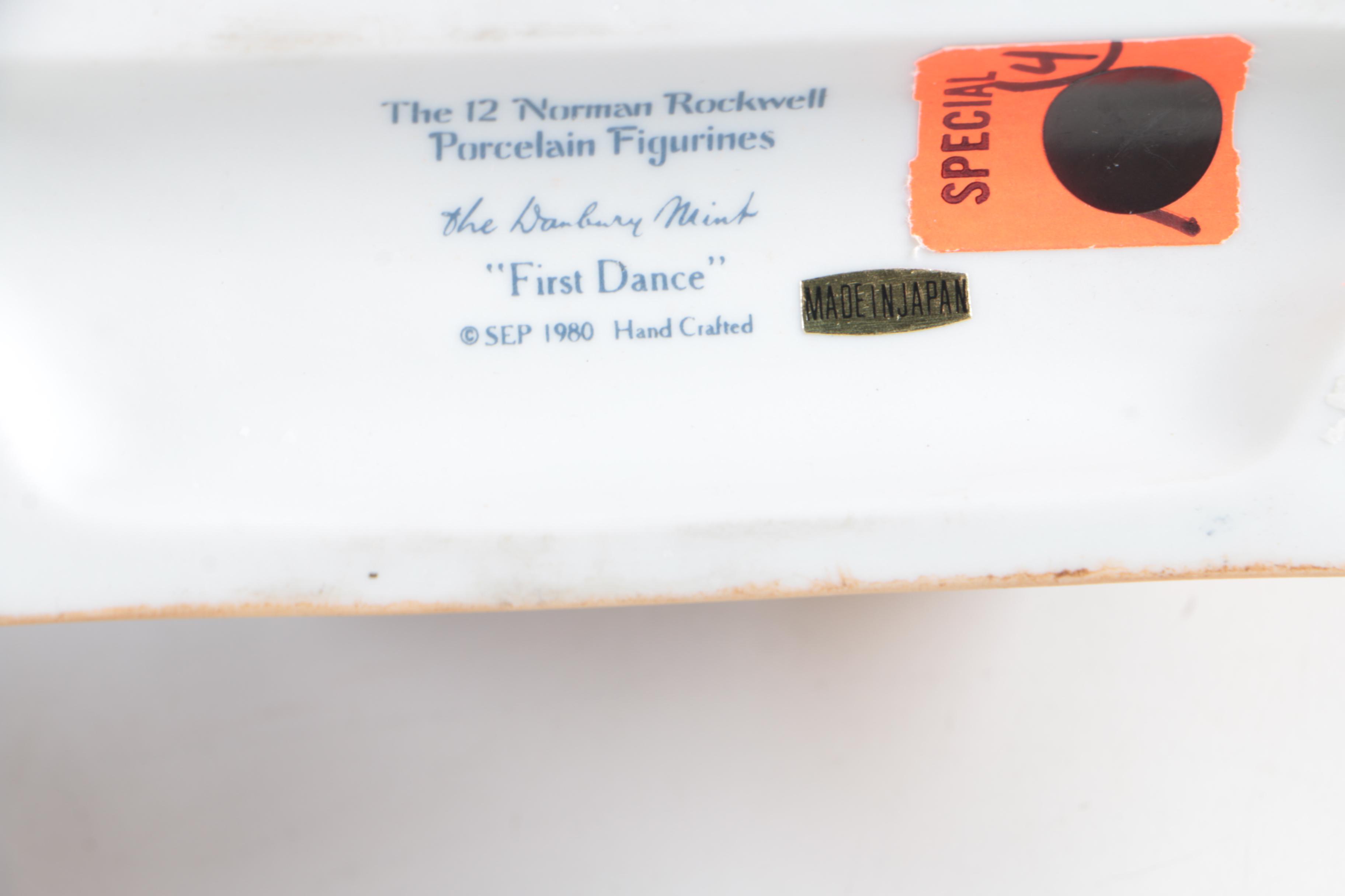 Five Norman Rockwell Porcelain Figurines