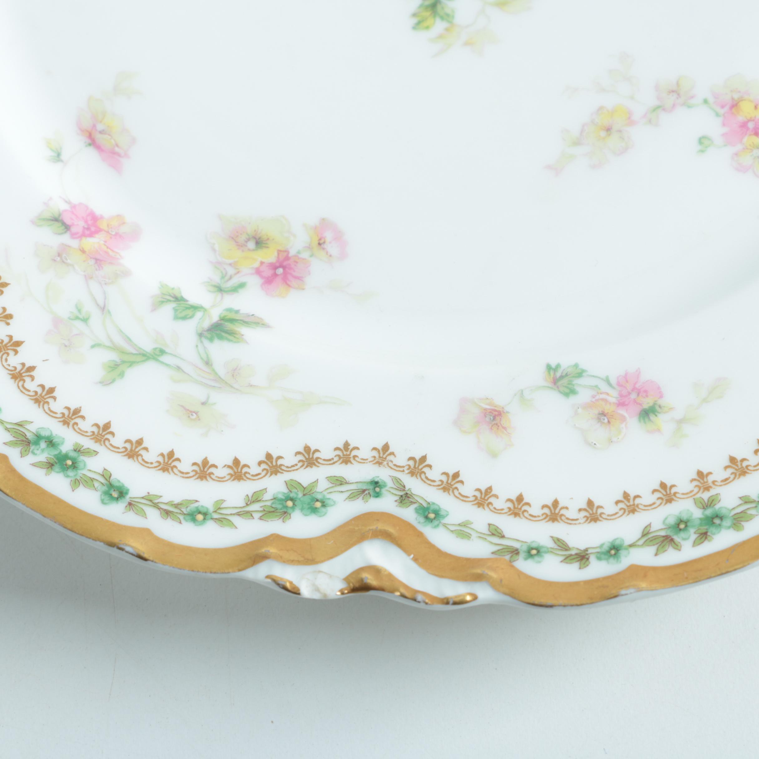 Vintage Haviland Limoges Porcelain Dessert Plate