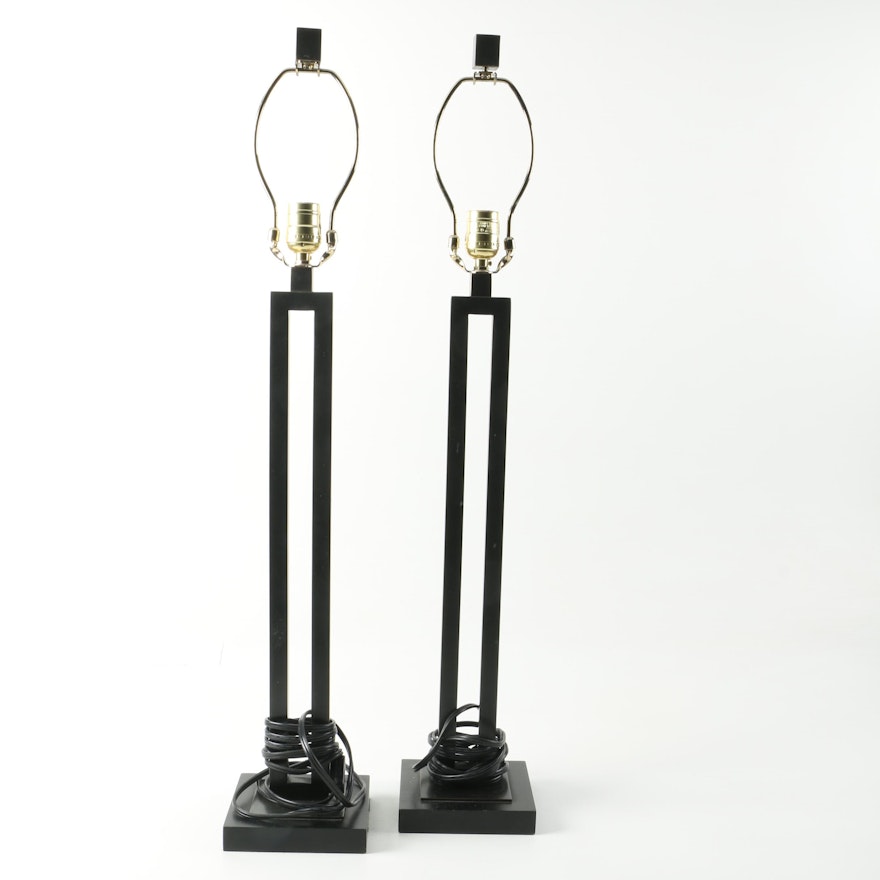 Black Metal Table Lamps