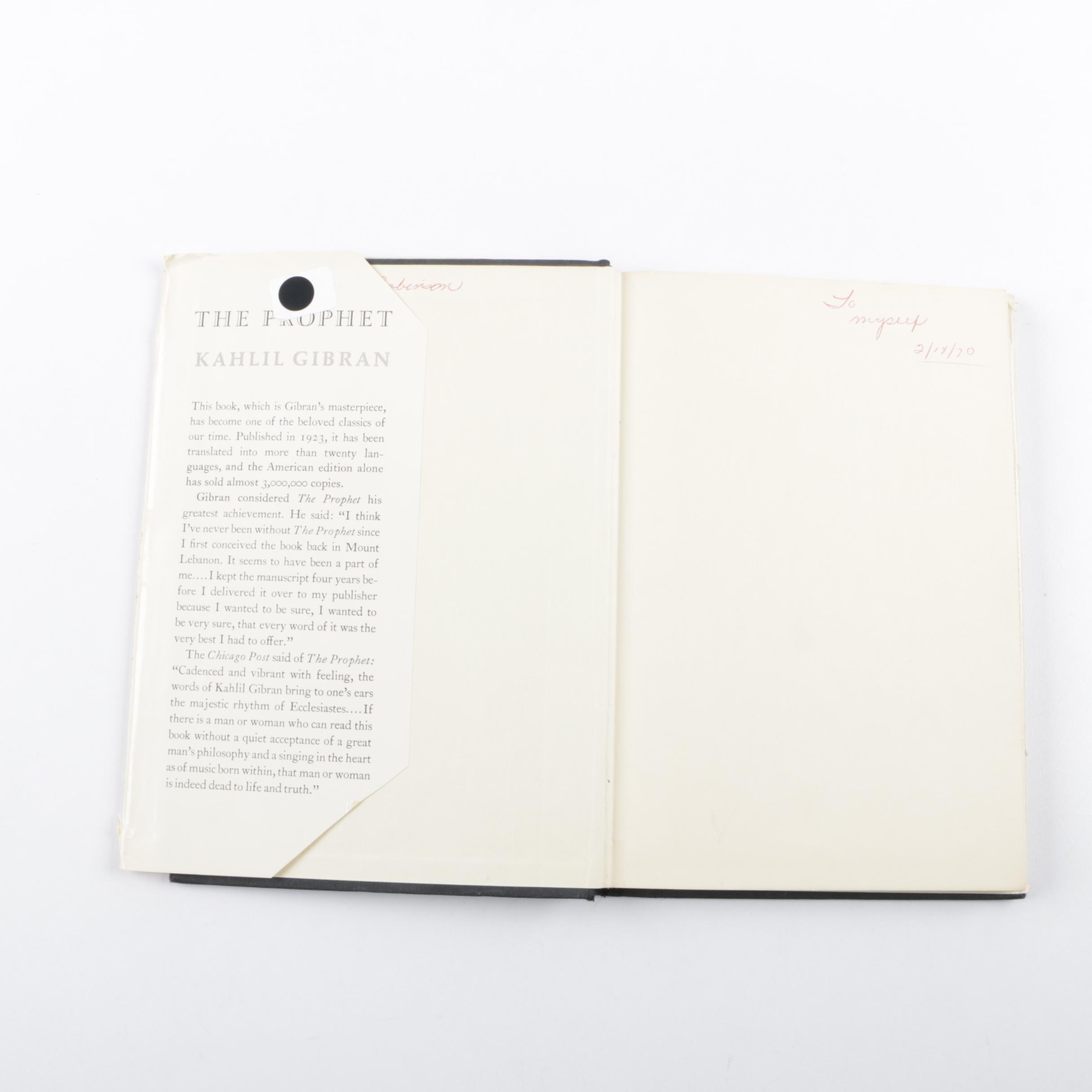 Assorted Fiction and More Featuring "The Prophet" by Kahlil Gibran