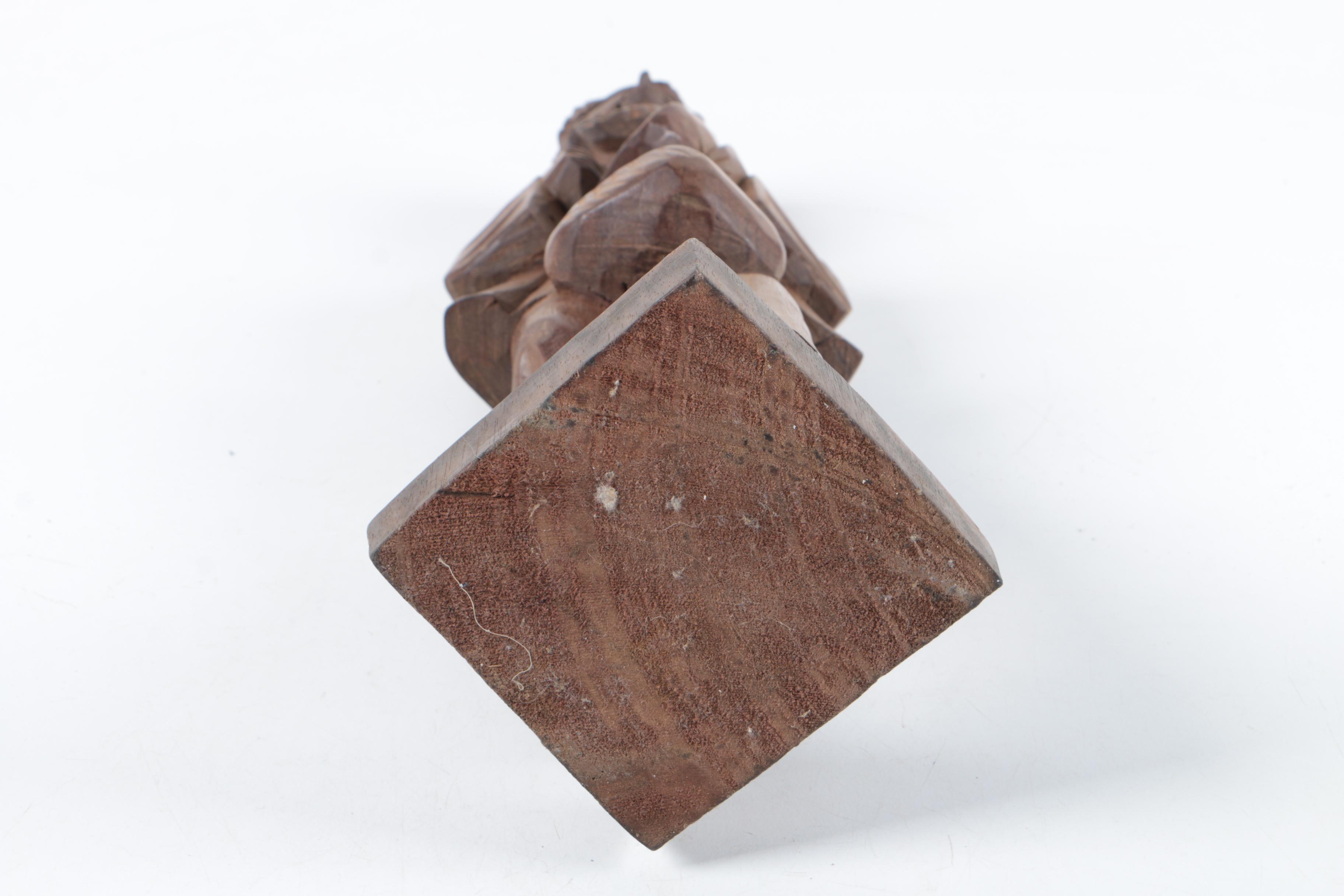 Wood Carved Figurines and Statuette including Paul Emile Caron