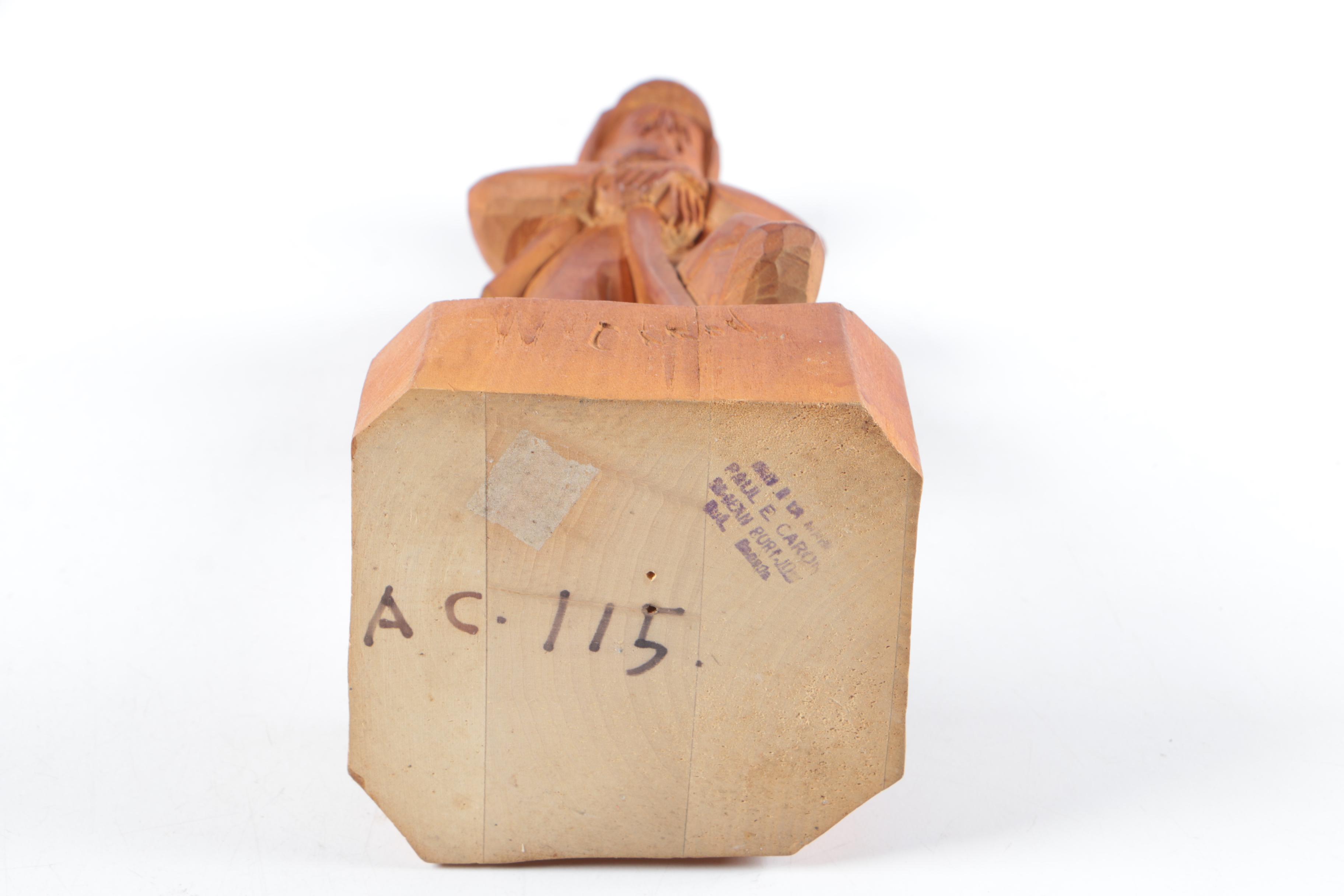 Wood Carved Figurines and Statuette including Paul Emile Caron