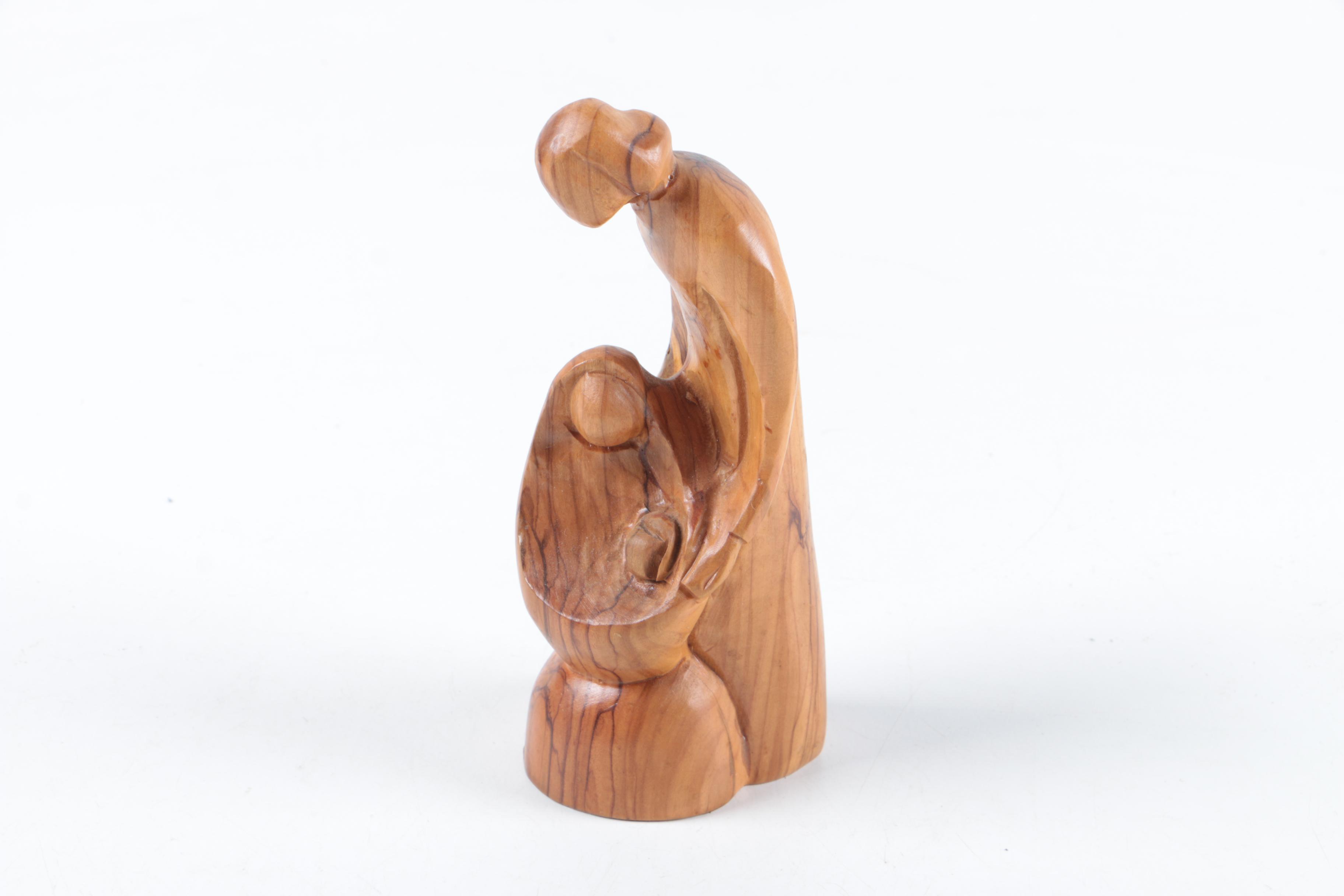 Wood Carved Figurines and Statuette including Paul Emile Caron