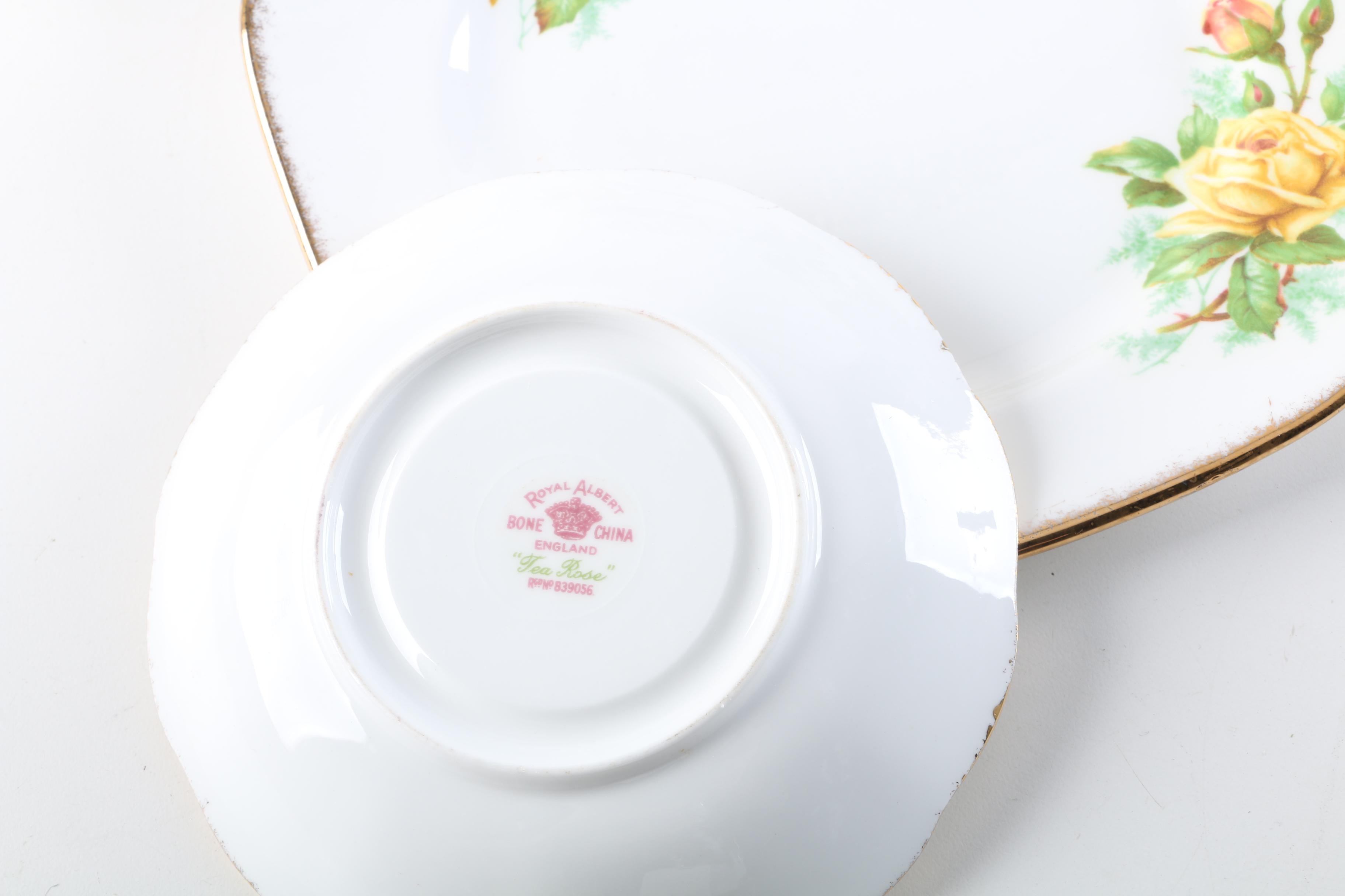 Tea Cup Sets Including Royal Standard "Winsome"  and Paragon "Country Lane"