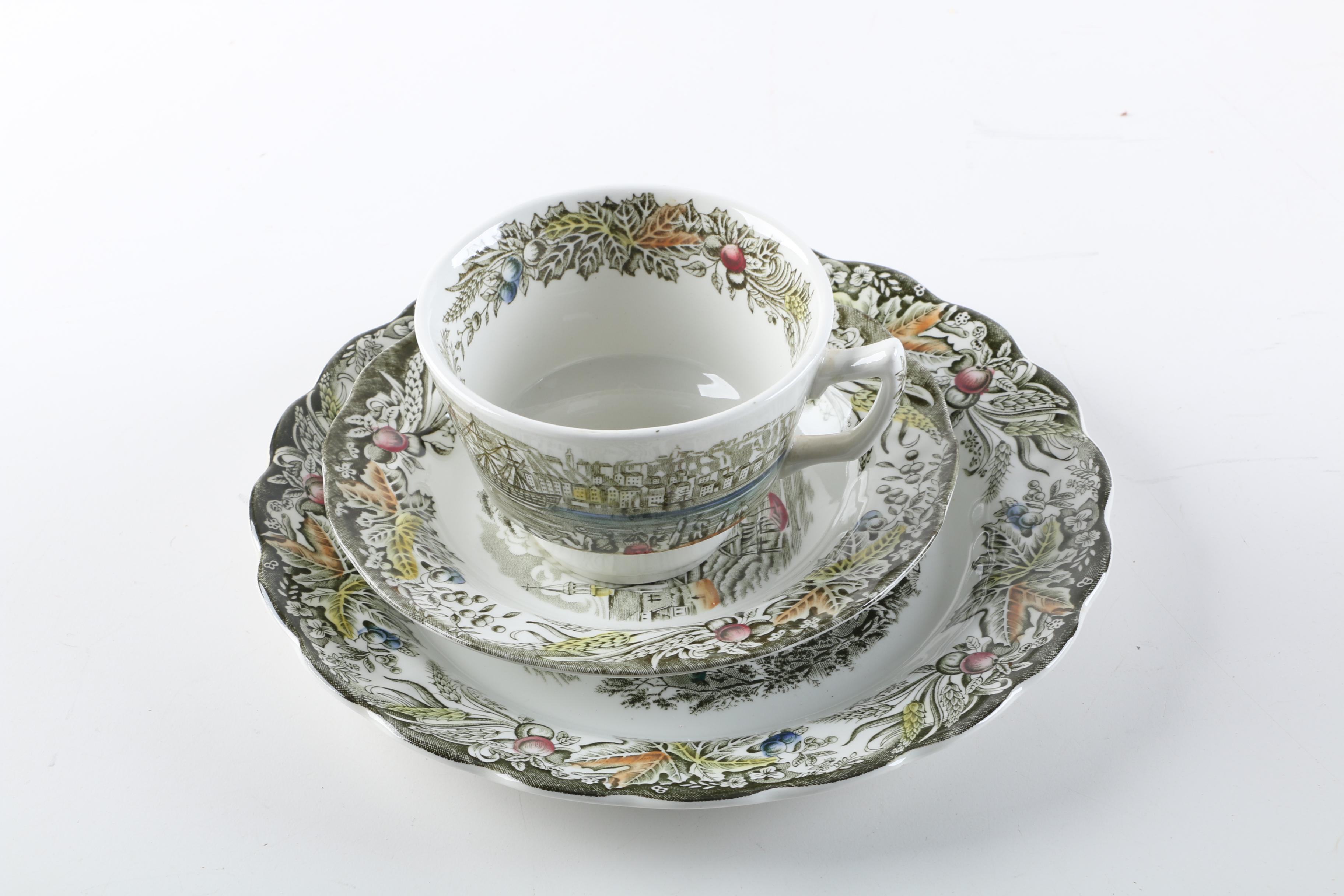 Tea Cup Sets Including Royal Standard "Winsome"  and Paragon "Country Lane"