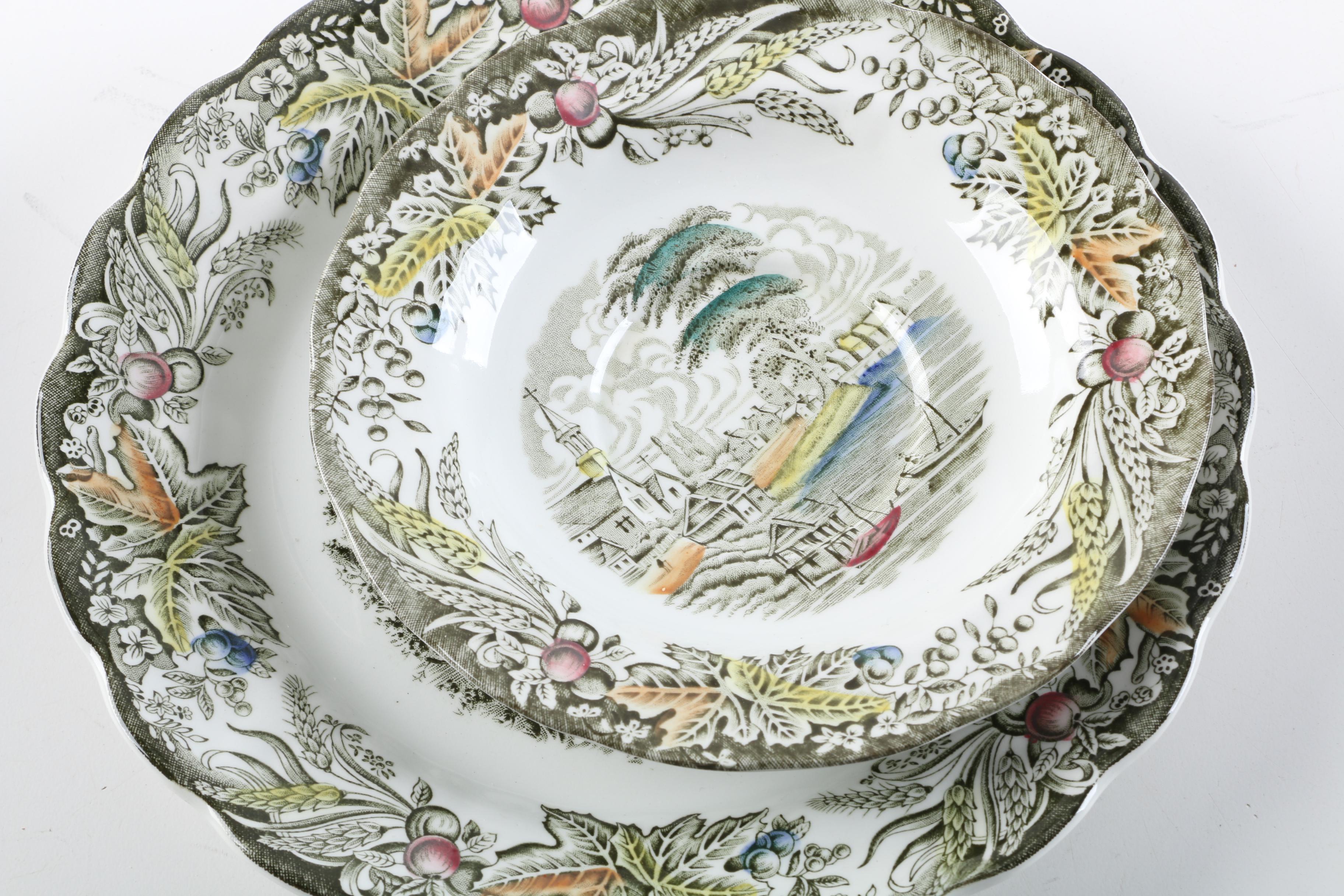 Tea Cup Sets Including Royal Standard "Winsome"  and Paragon "Country Lane"