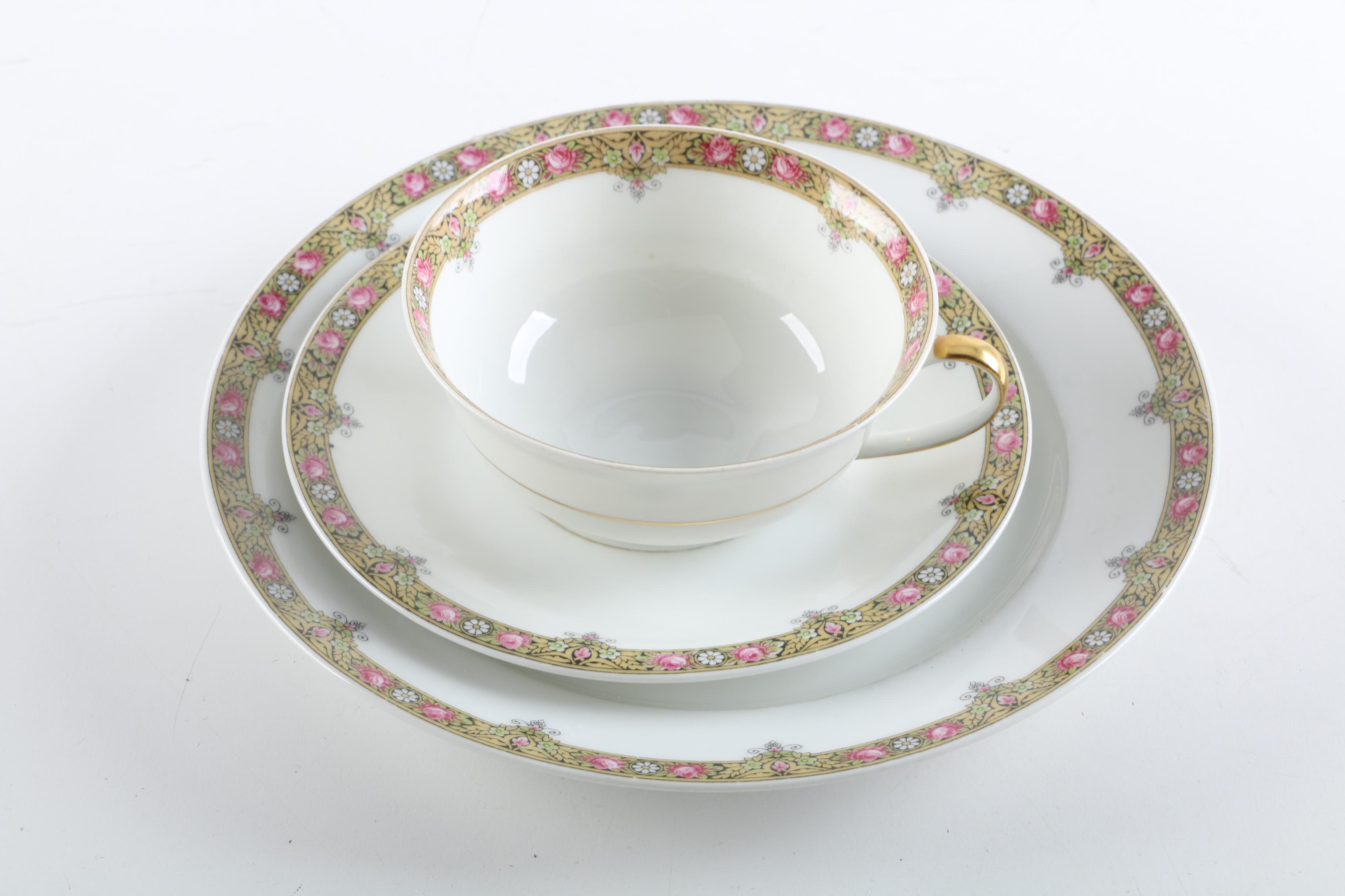 Tea Cup Sets Including Royal Standard "Winsome"  and Paragon "Country Lane"