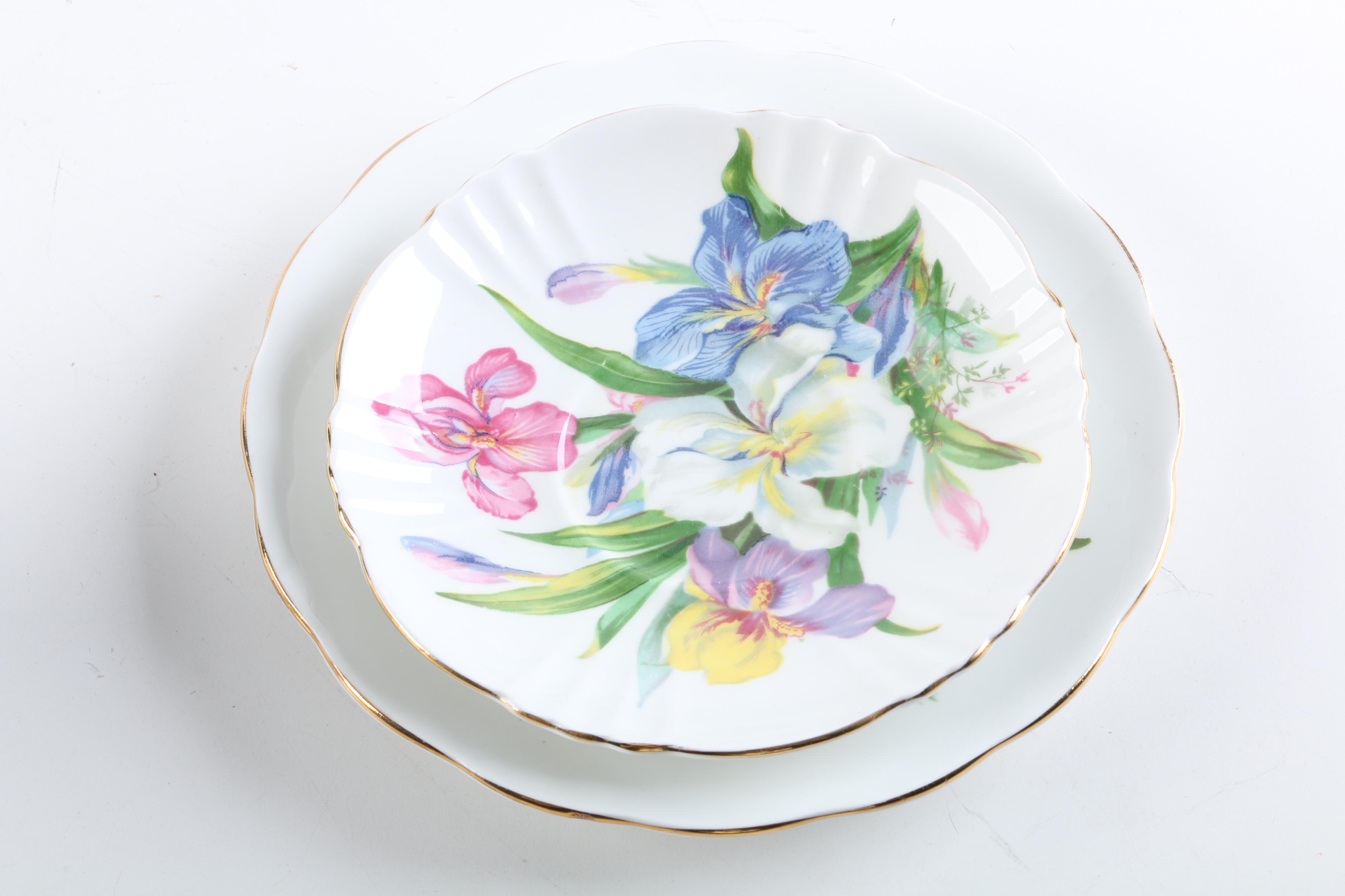 Tea Cup Sets Including Royal Standard "Winsome"  and Paragon "Country Lane"