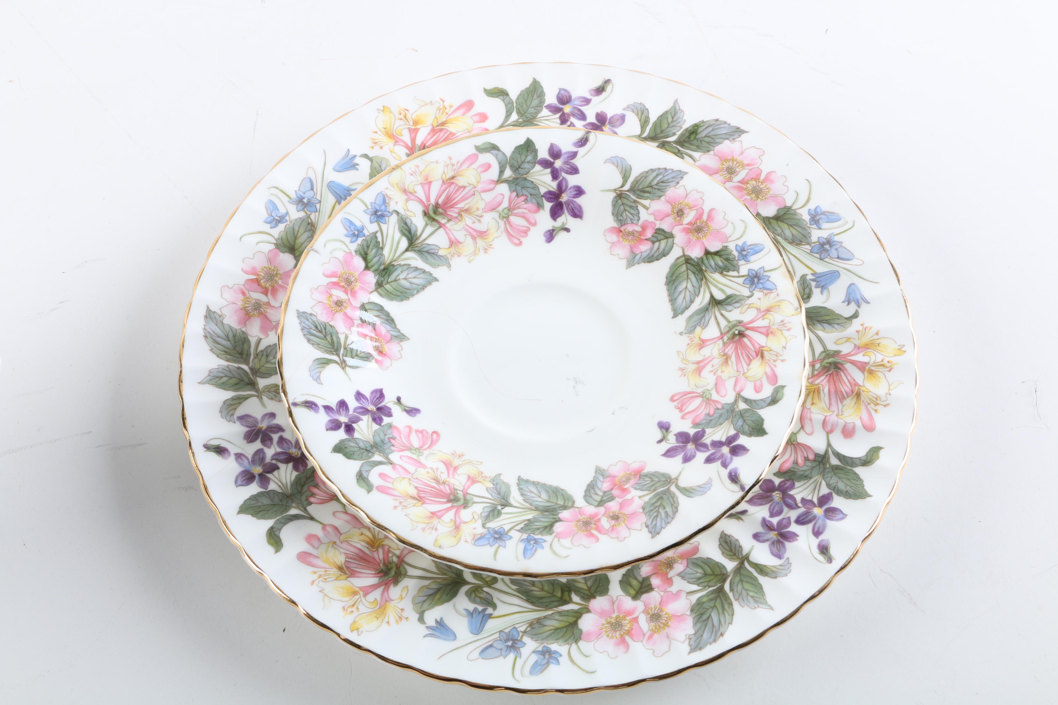 Tea Cup Sets Including Royal Standard "Winsome"  and Paragon "Country Lane"