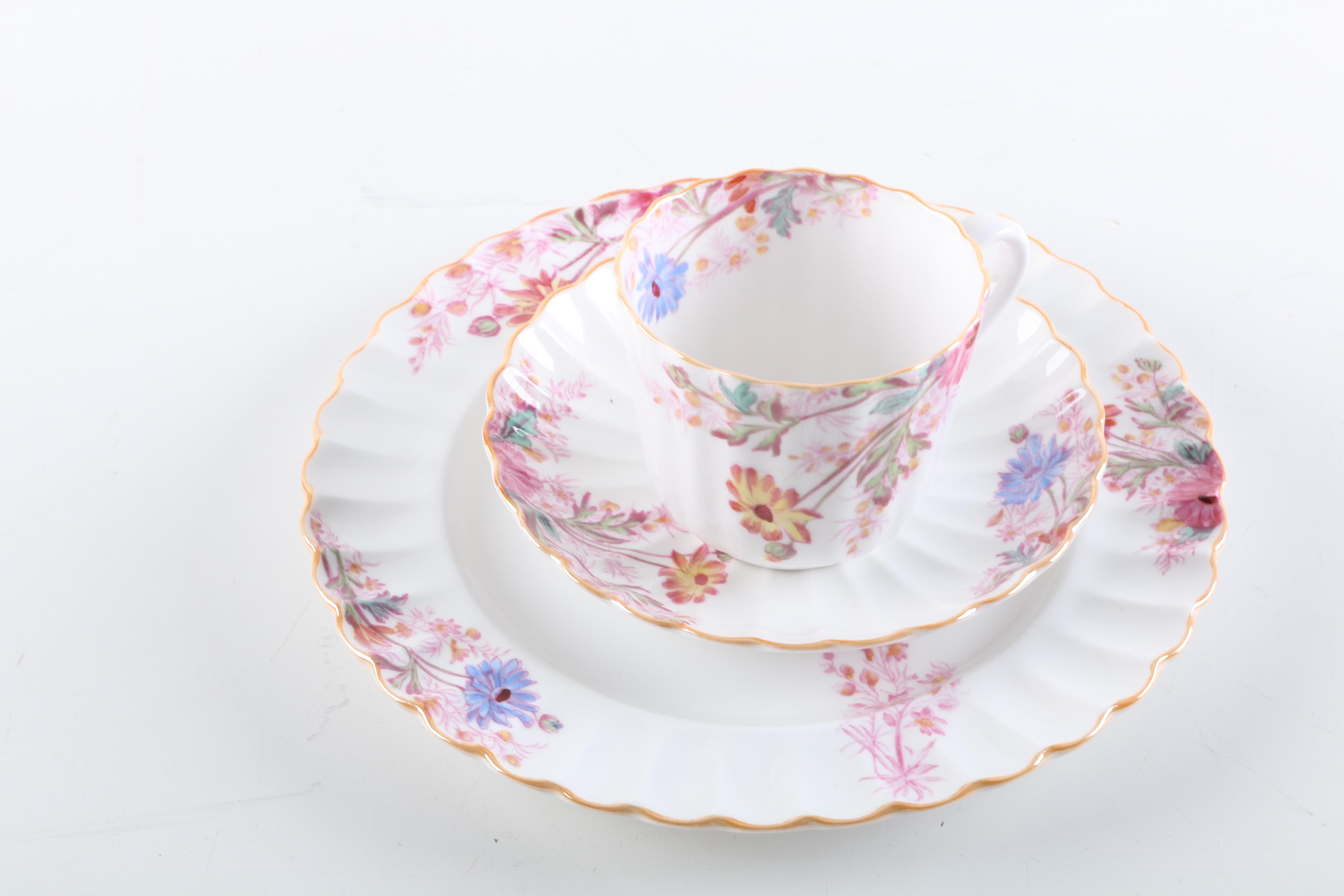 Tea Cup Sets Including Royal Standard "Winsome"  and Paragon "Country Lane"