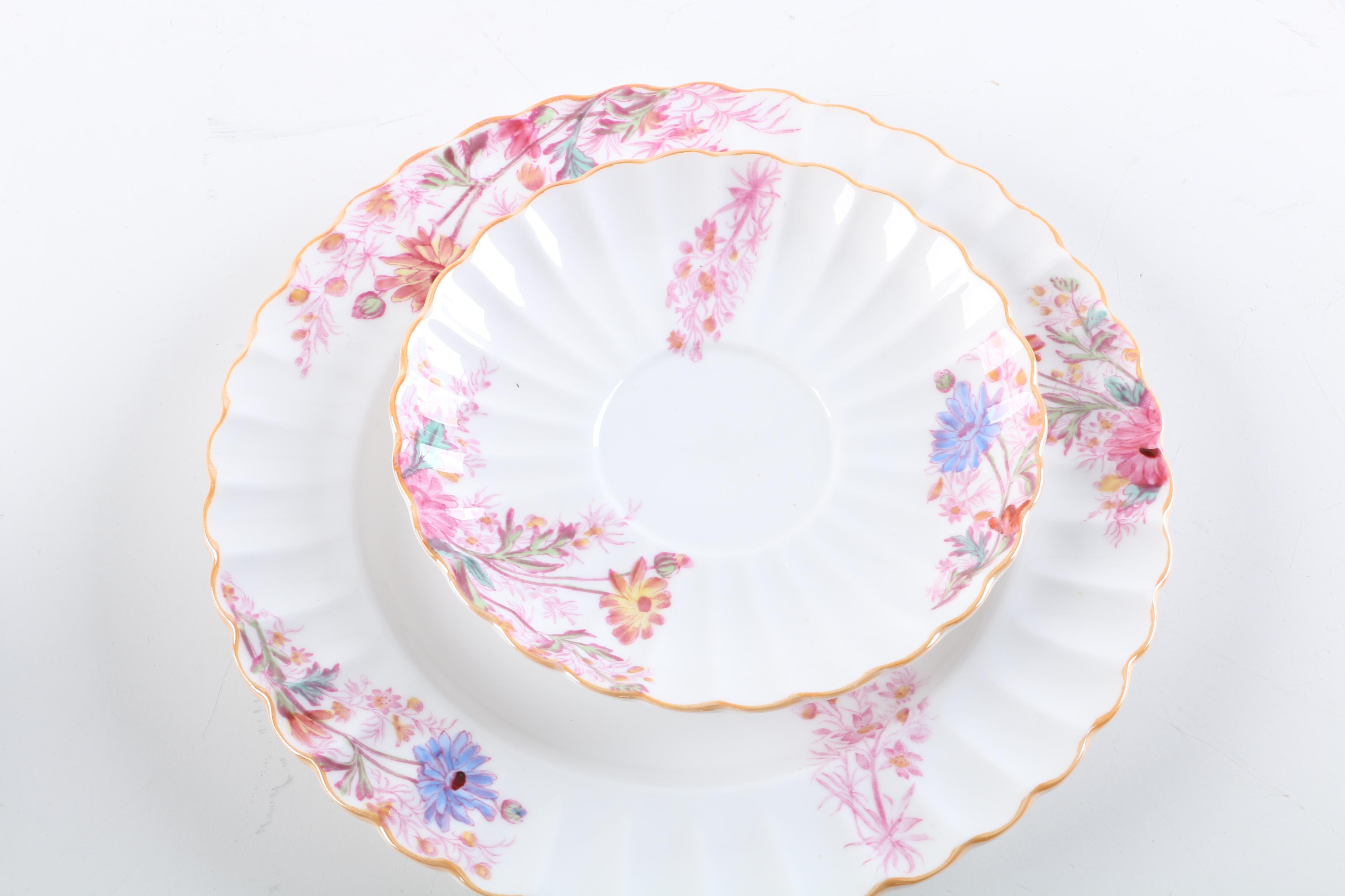 Tea Cup Sets Including Royal Standard "Winsome"  and Paragon "Country Lane"