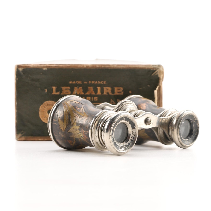 Lemaire and Silver Plate Accented Opera Glasses