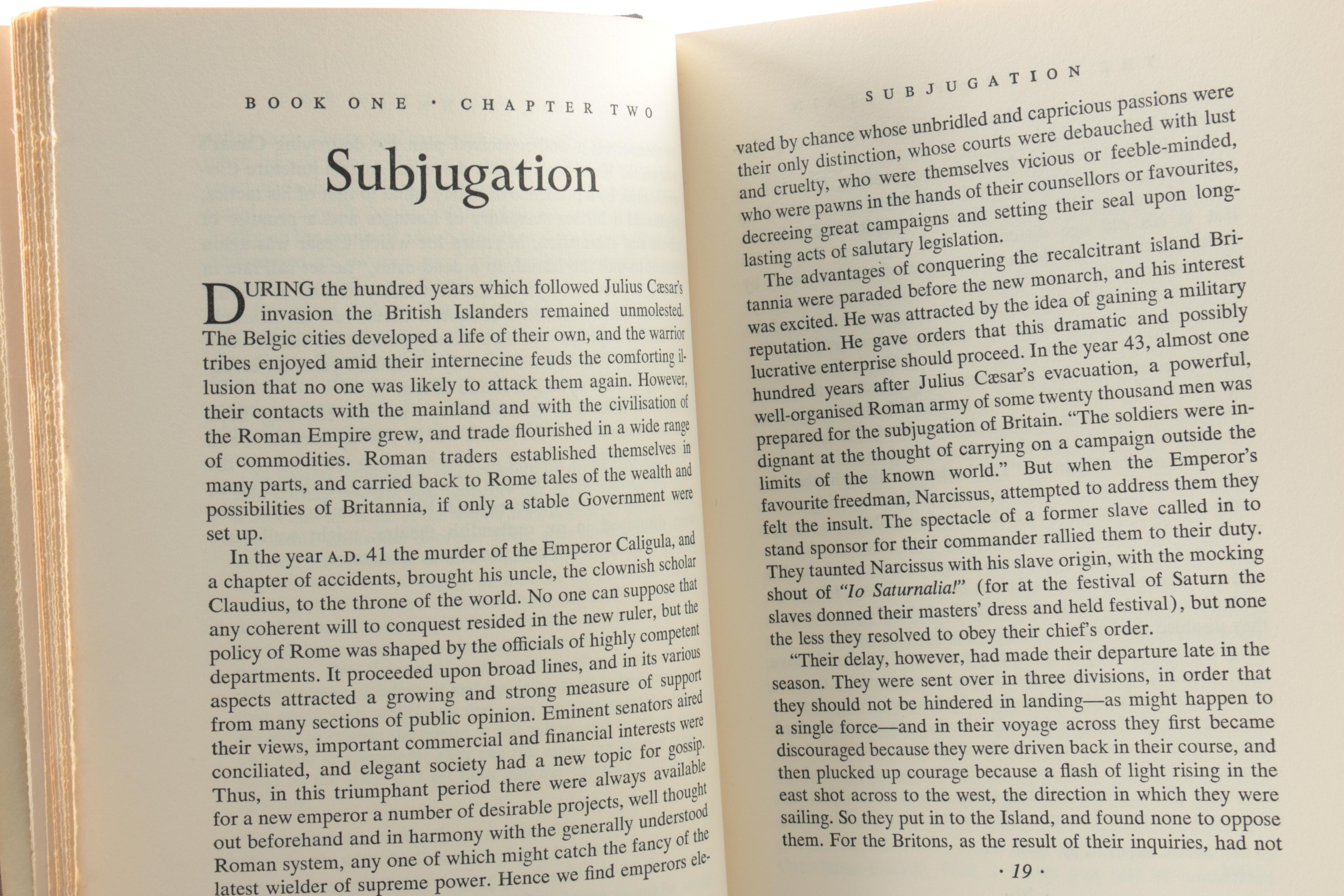 "A History of The English Speaking People" by Winston Churchill