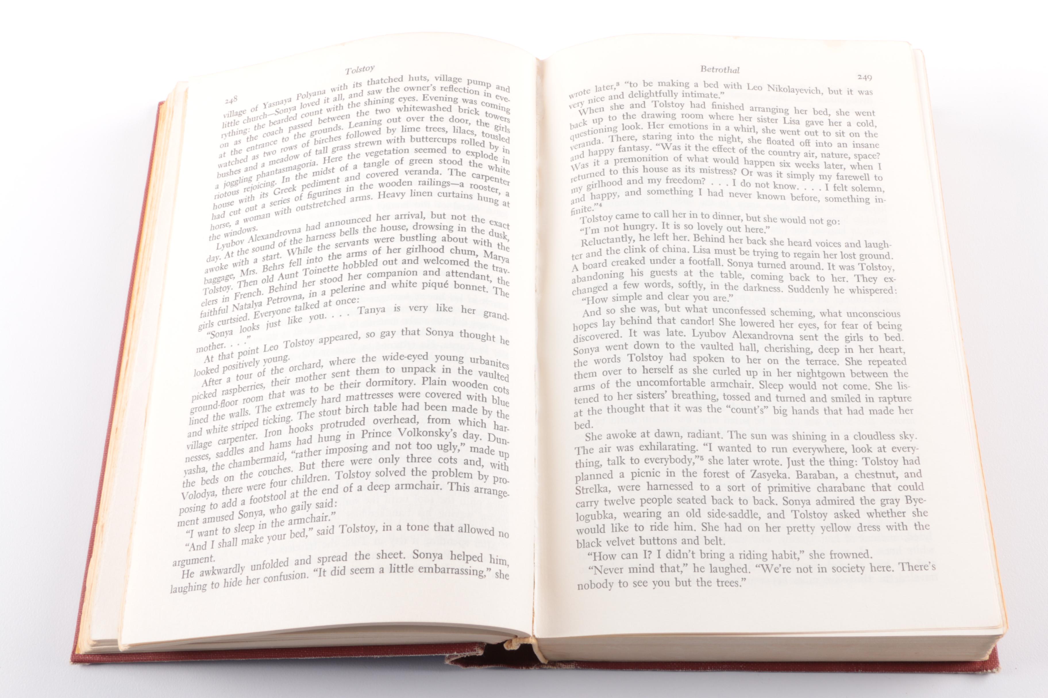 1967 "Tolstoy" by Henri Troyat and 1977 Polish Dictionary