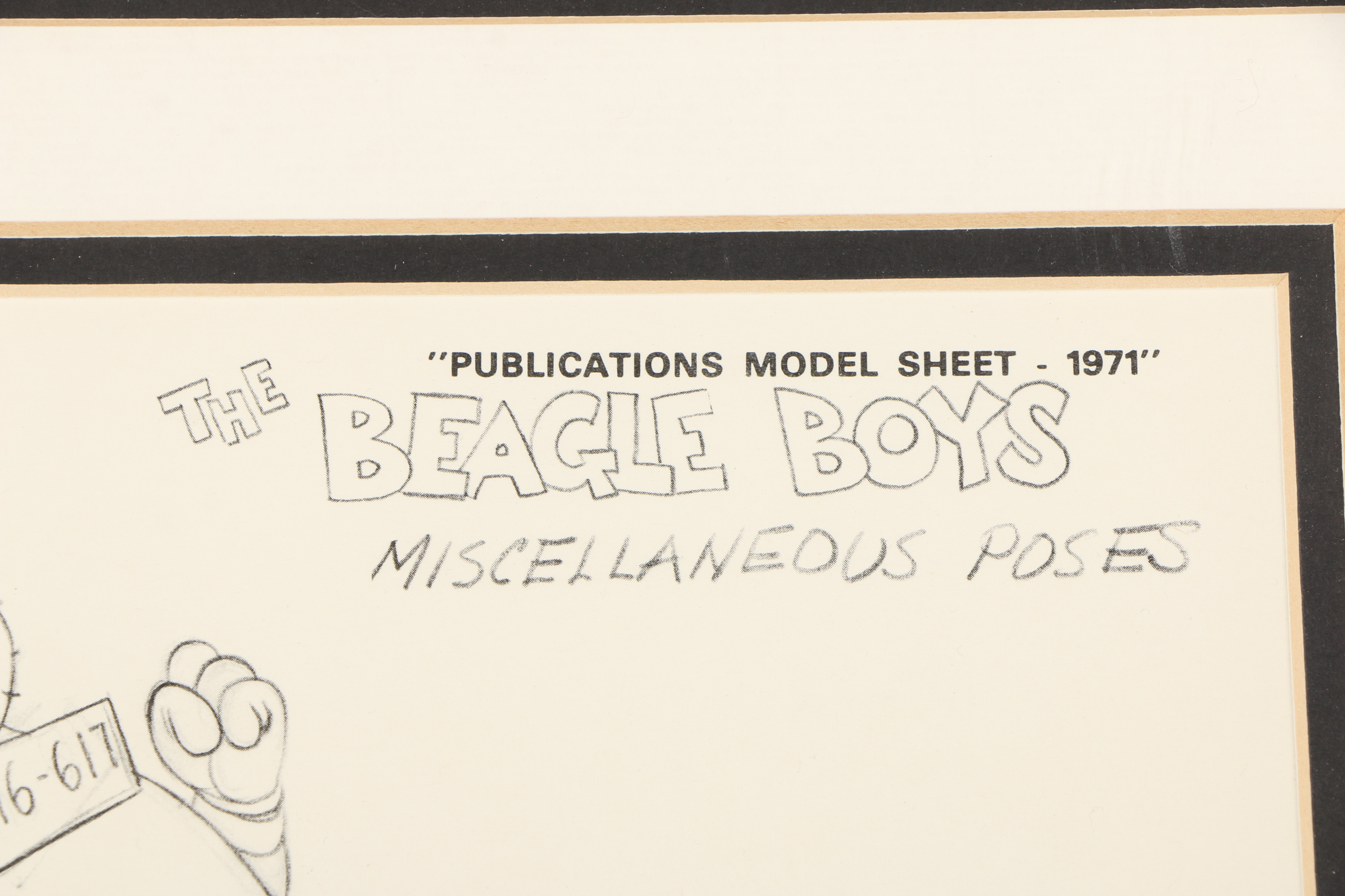 Halftone After Walt Disney Productions "The Beagle Boys"