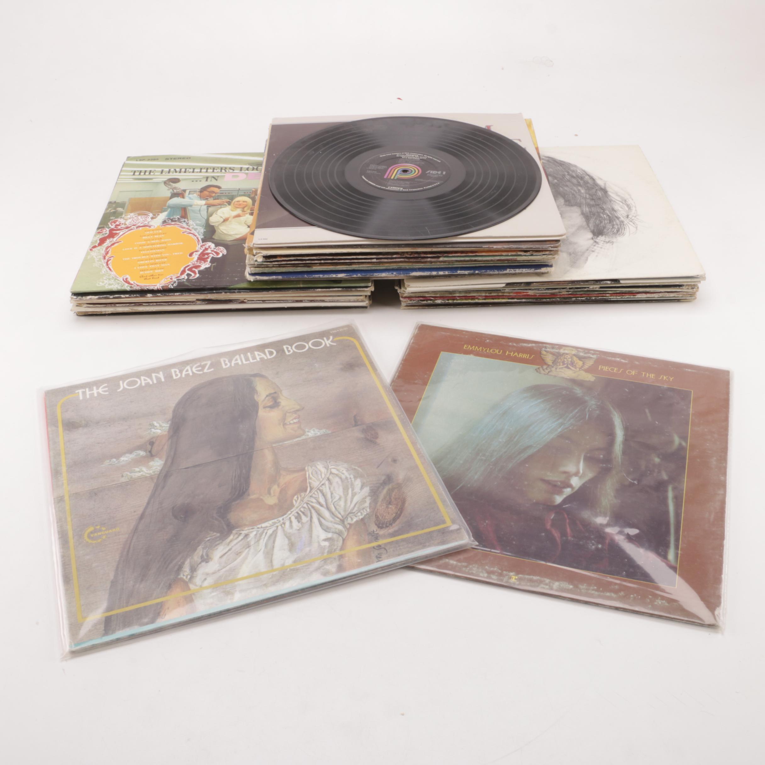 Joan Baez, Emmylou Harris, Jim Croce, and Other LPs