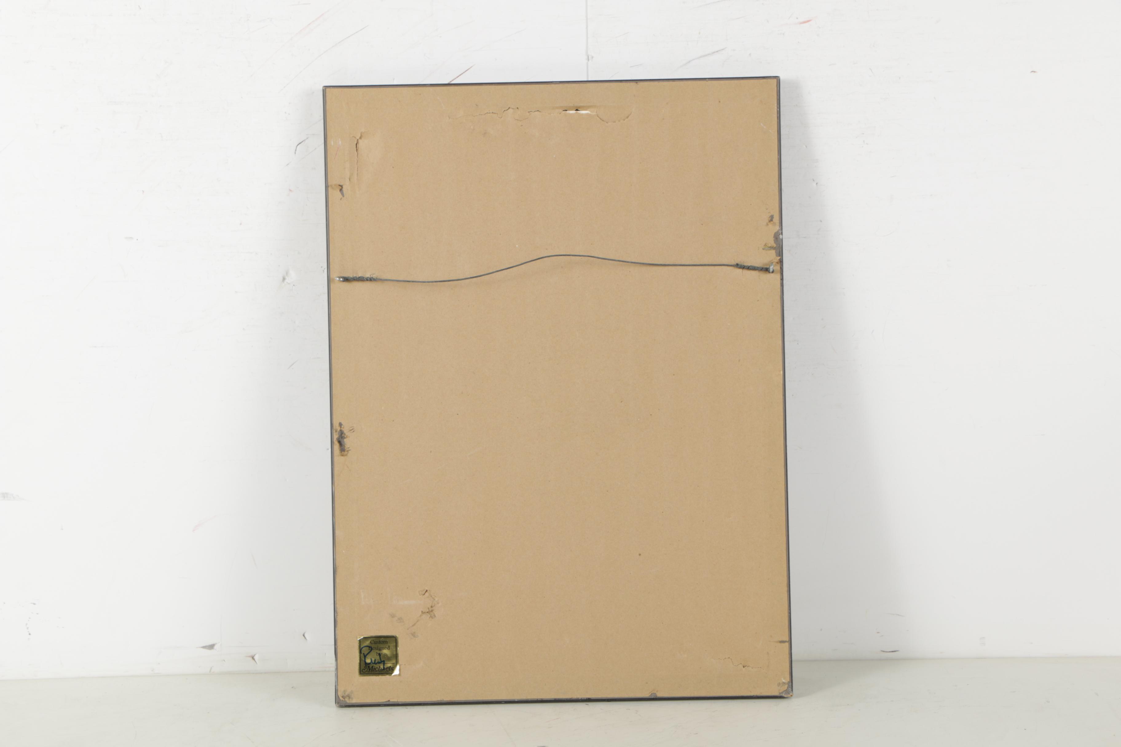 Offset Lithograph After James M. Haines "The Hope of a Nation"