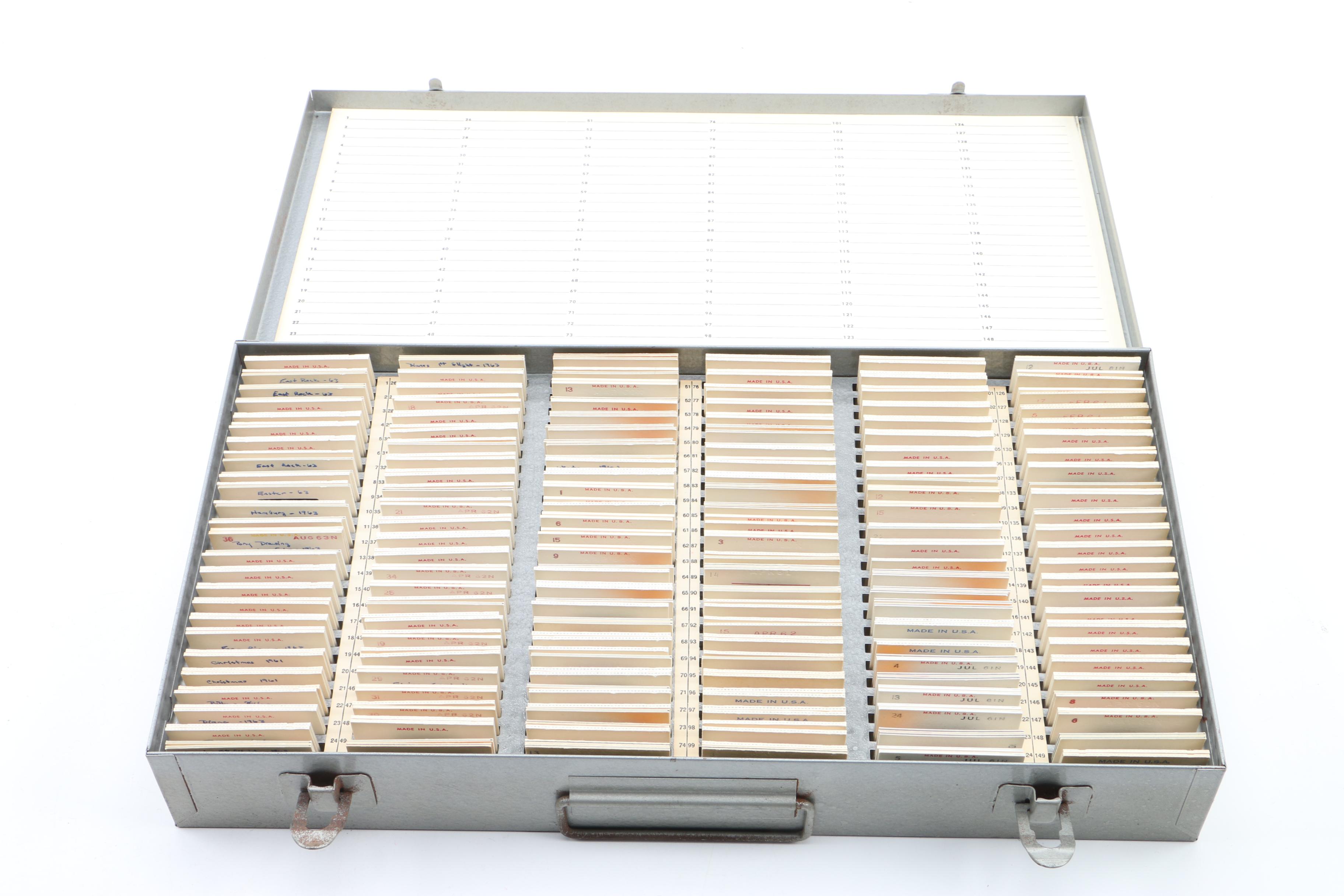 Kodak Carousel 650 Slide Projector and Accessories