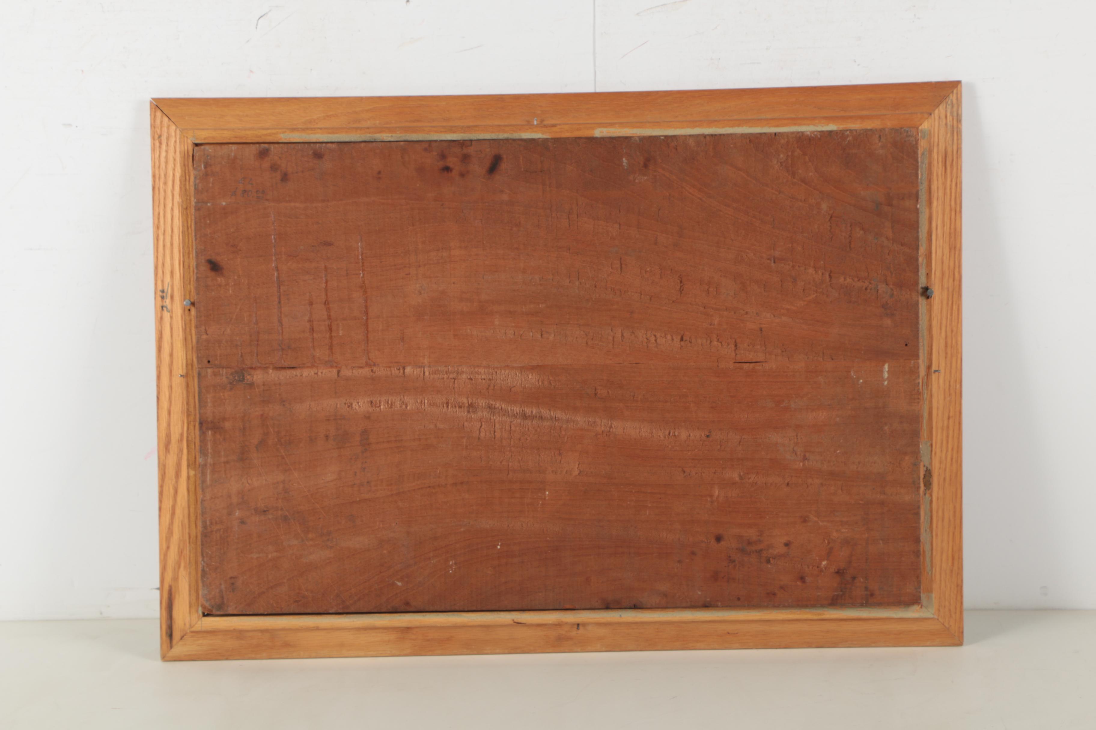 Low Relief Wall Decor of a Spanish Town