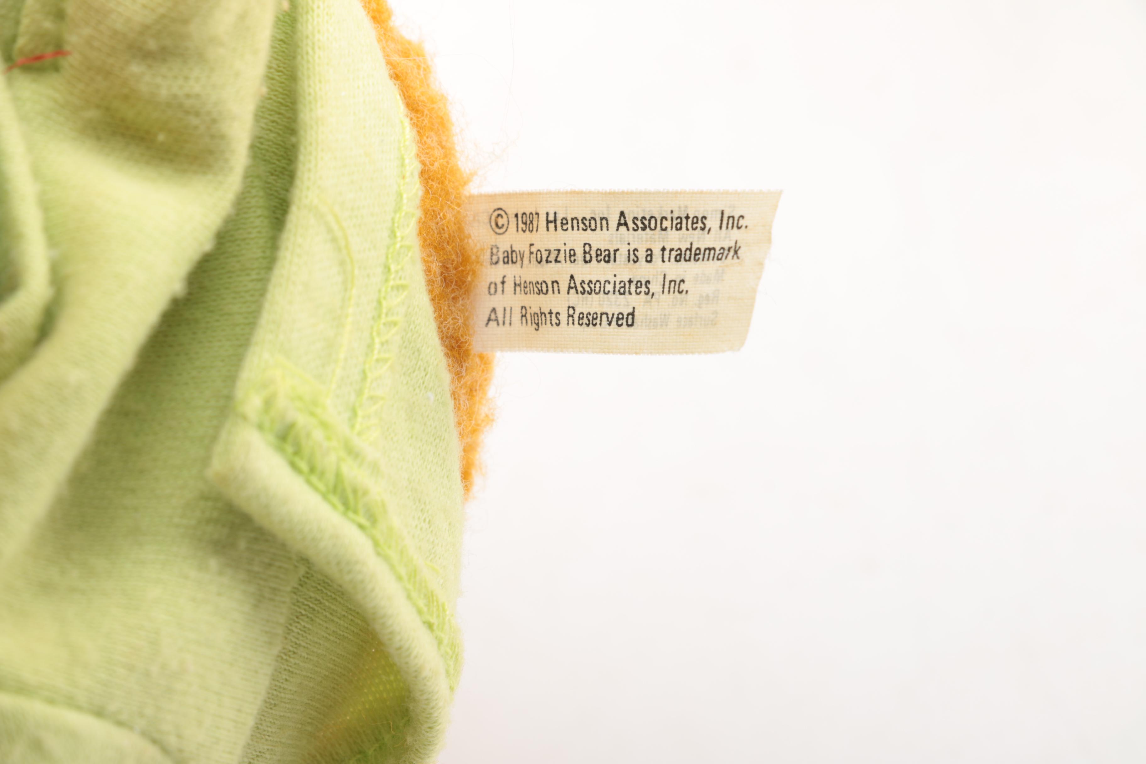 Vintage Fisher Price Plush "Fozzie Bear" Dolls