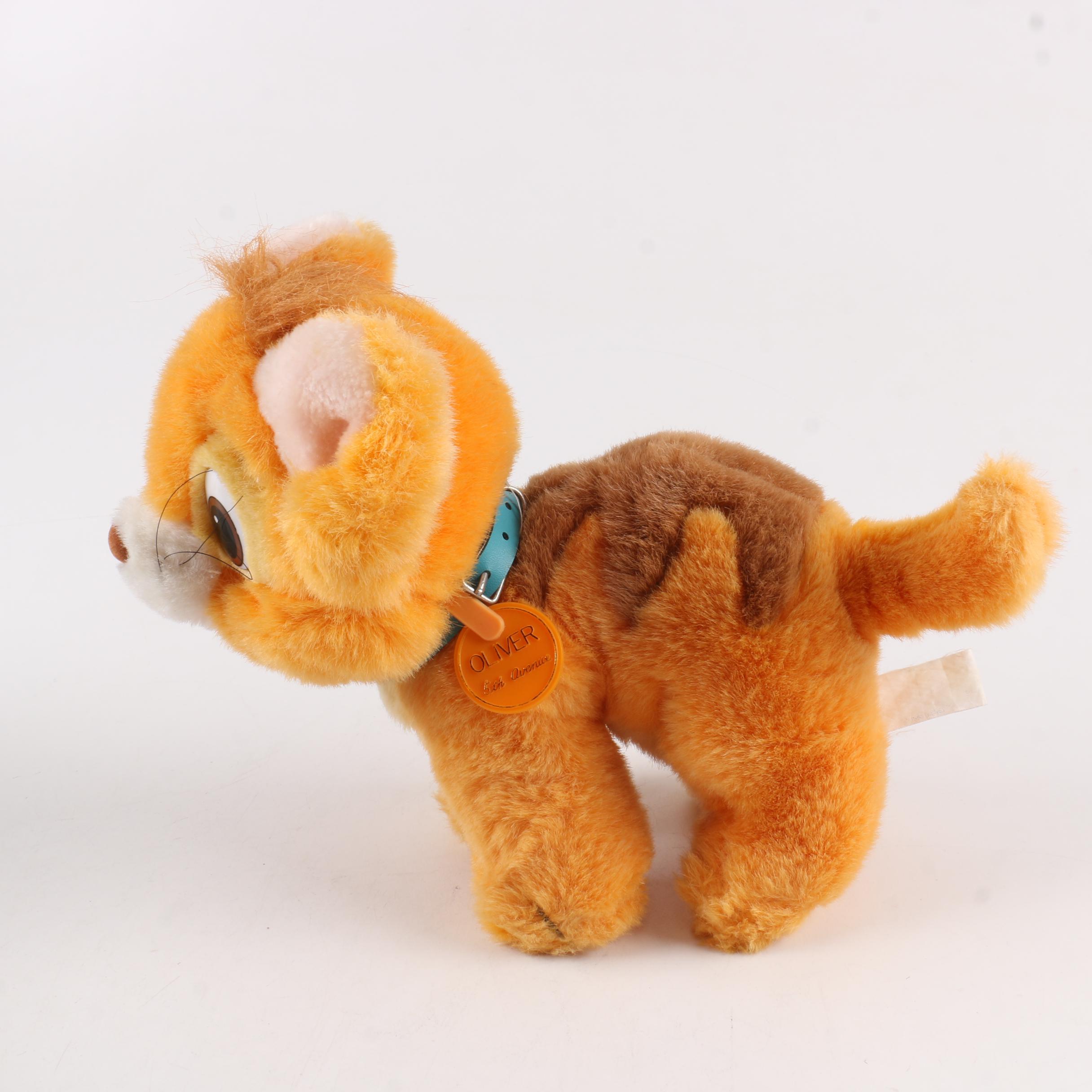 Vintage Disney "Oliver and Company" Plush Animals