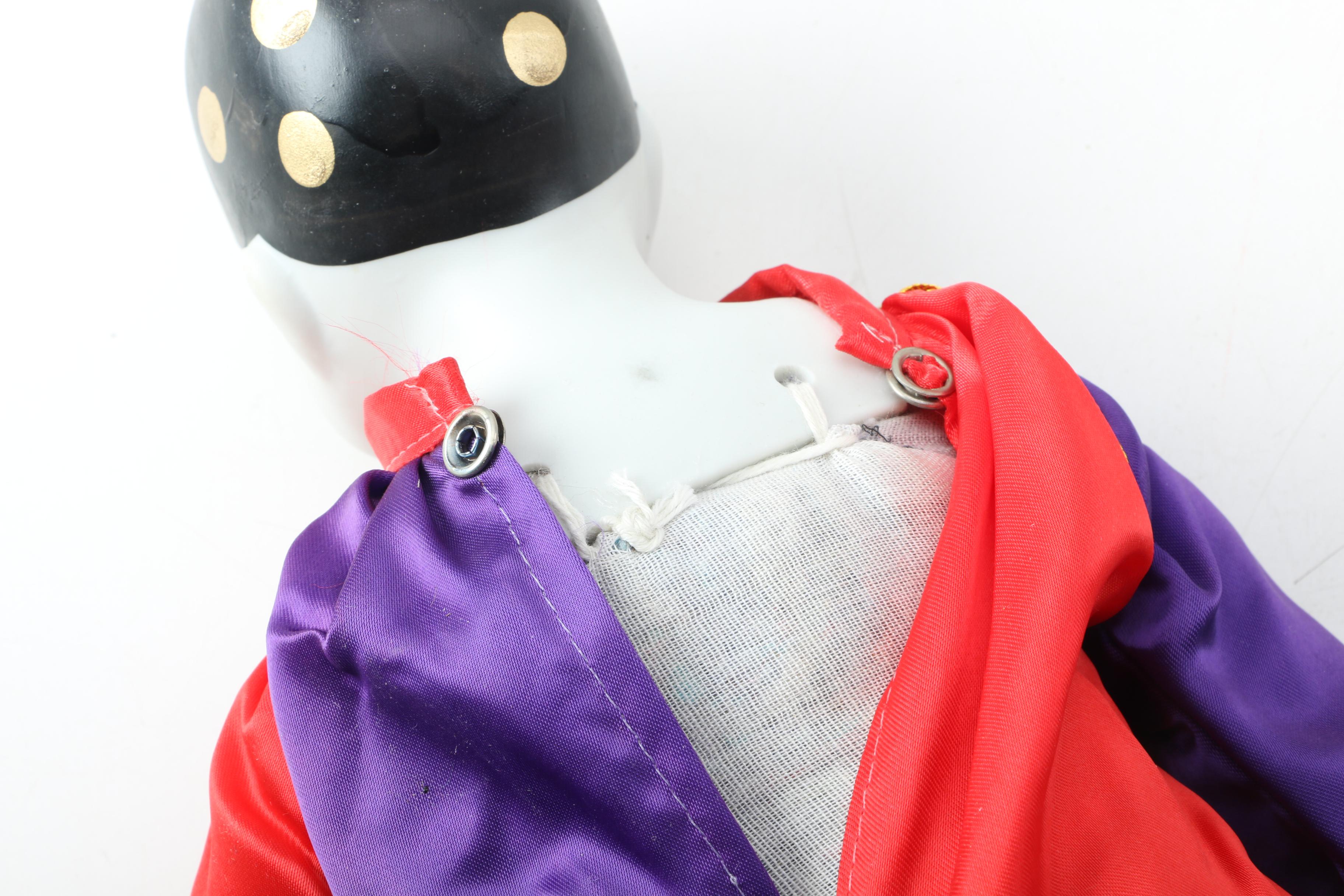 Vintage Pierrot Porcelain Dolls Featuring Madame Verte for Gorham