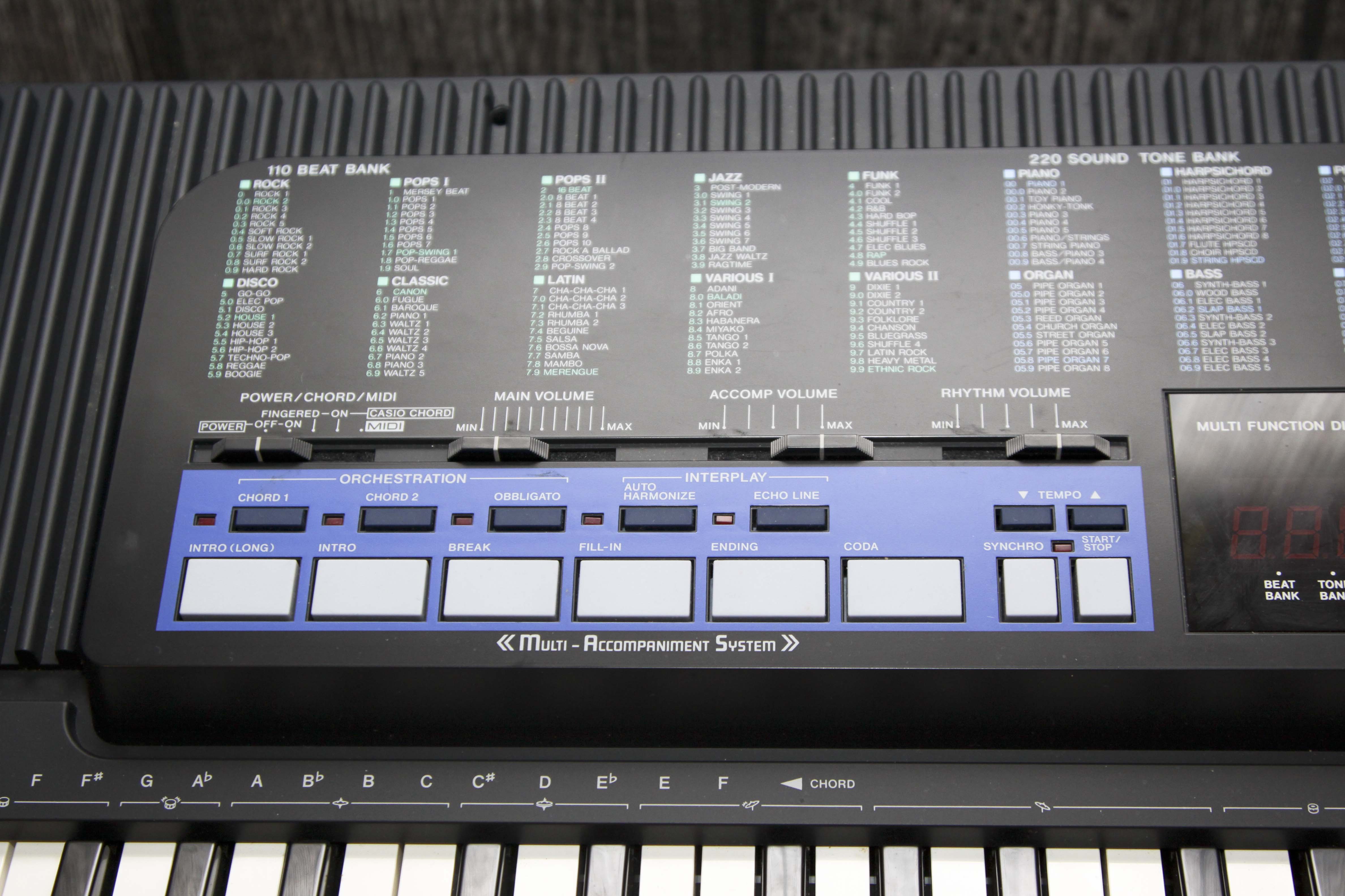 Casio CT-670 Tone Bank Keyboard