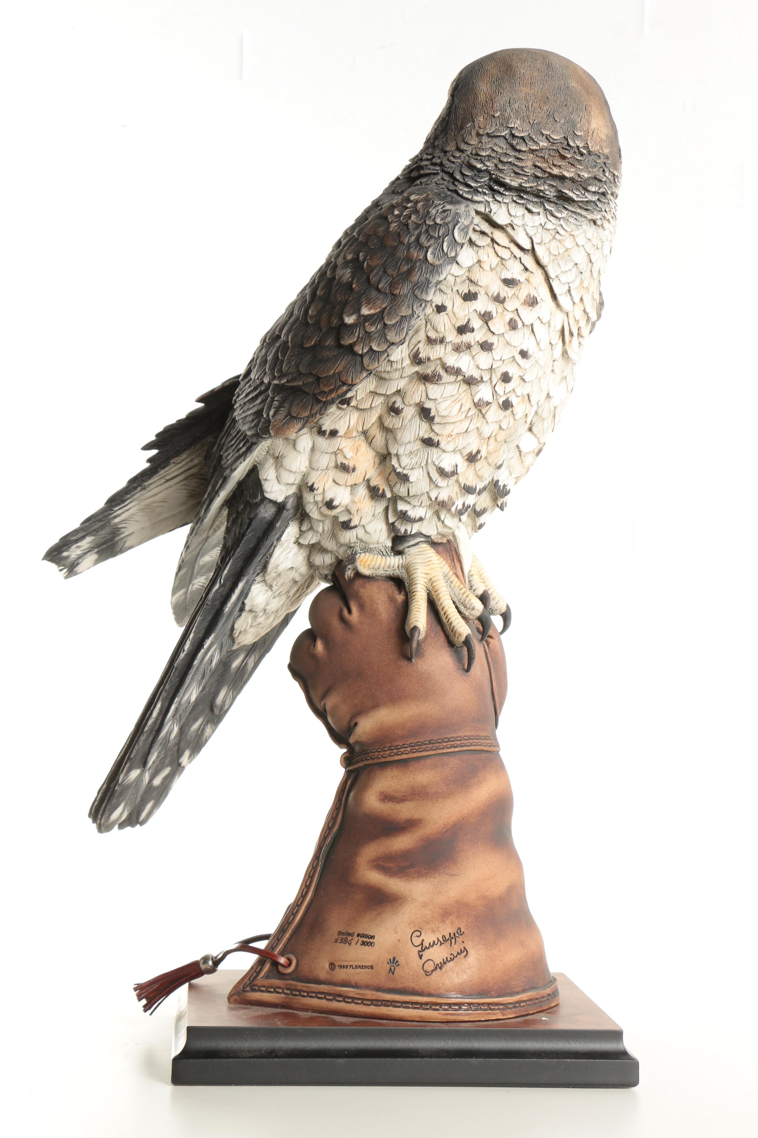 Giuseppe Armani Limited Edition Resin Statue "The Falconer"