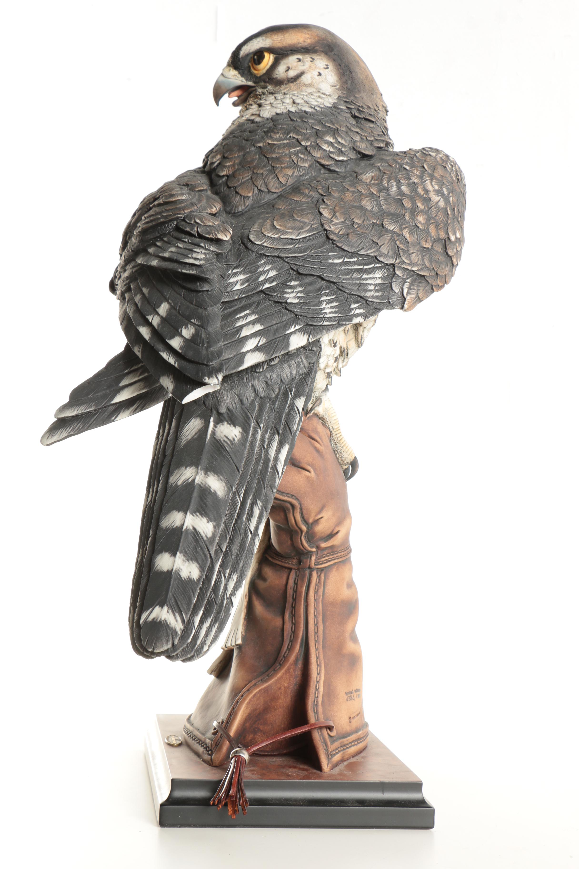 Giuseppe Armani Limited Edition Resin Statue "The Falconer"