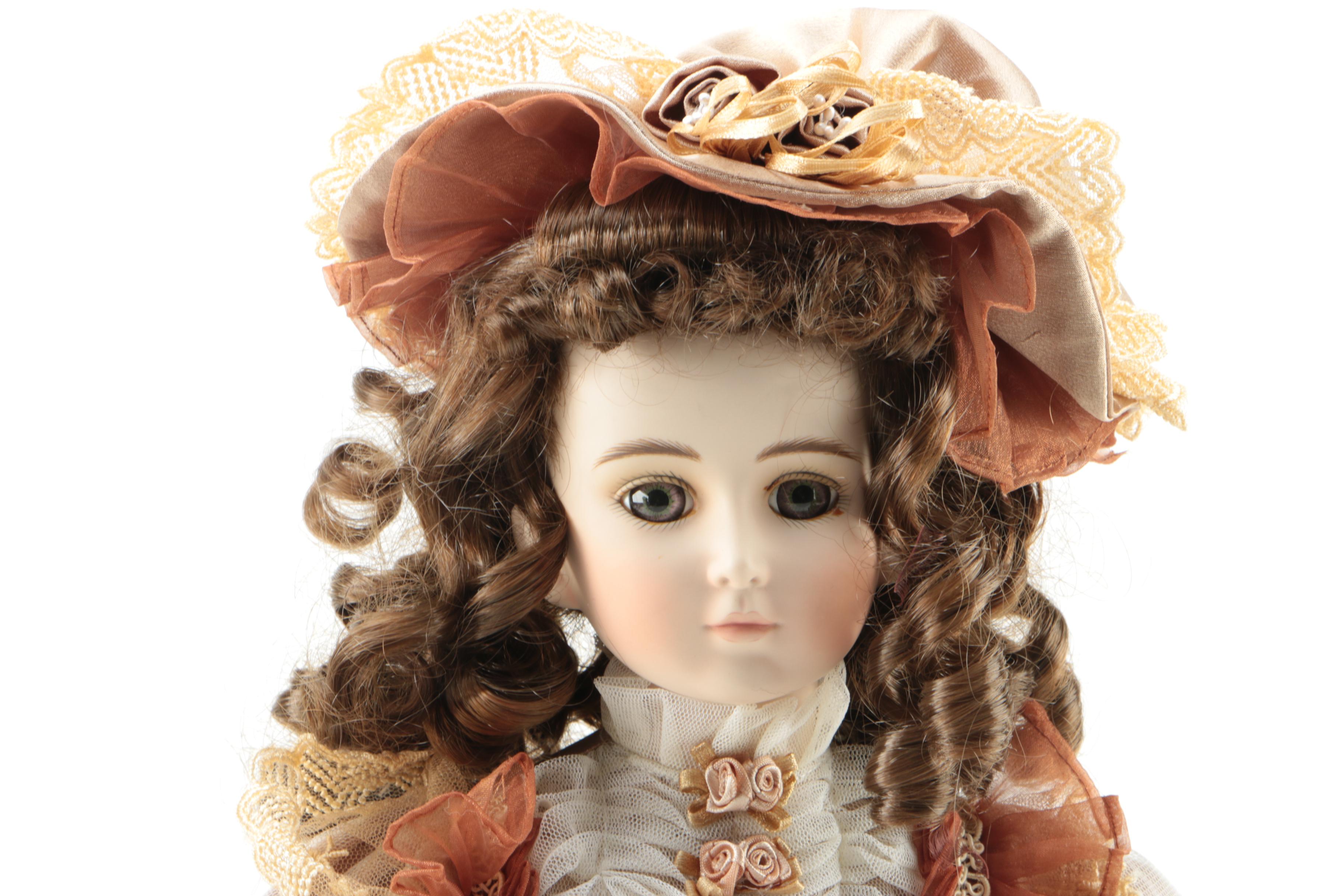 Treasures Forever Collection Hand Crafted Porcelain Doll