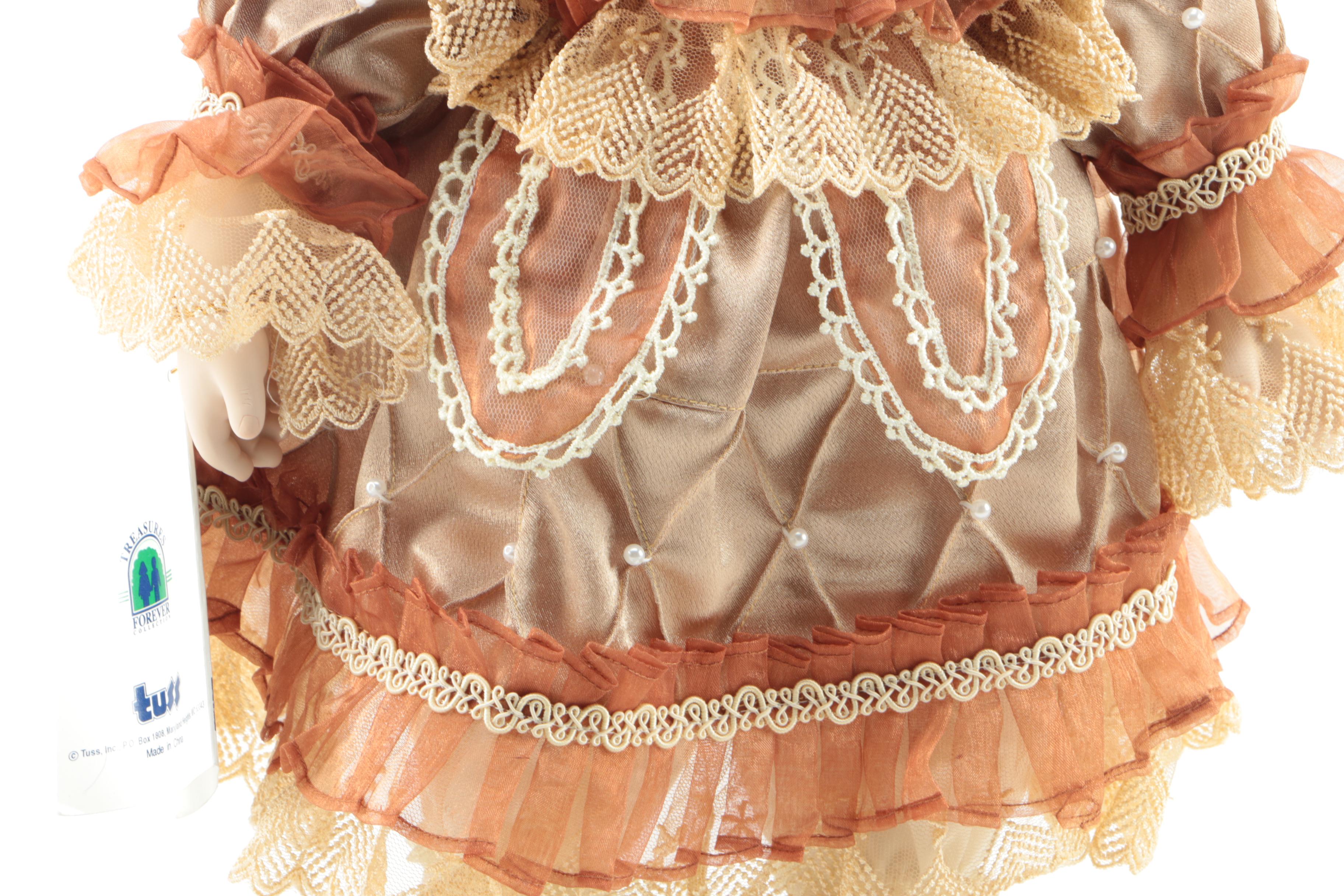 Treasures Forever Collection Hand Crafted Porcelain Doll