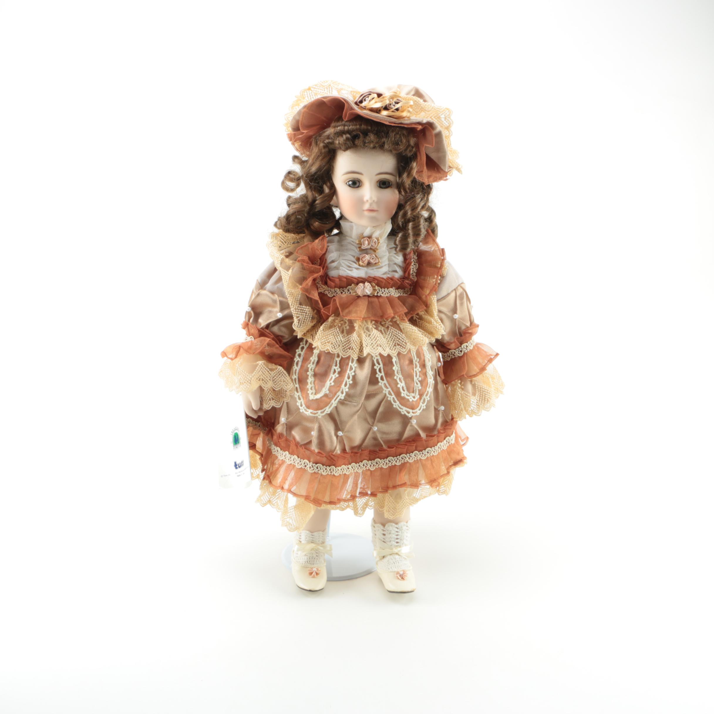Treasures Forever Collection Hand Crafted Porcelain Doll