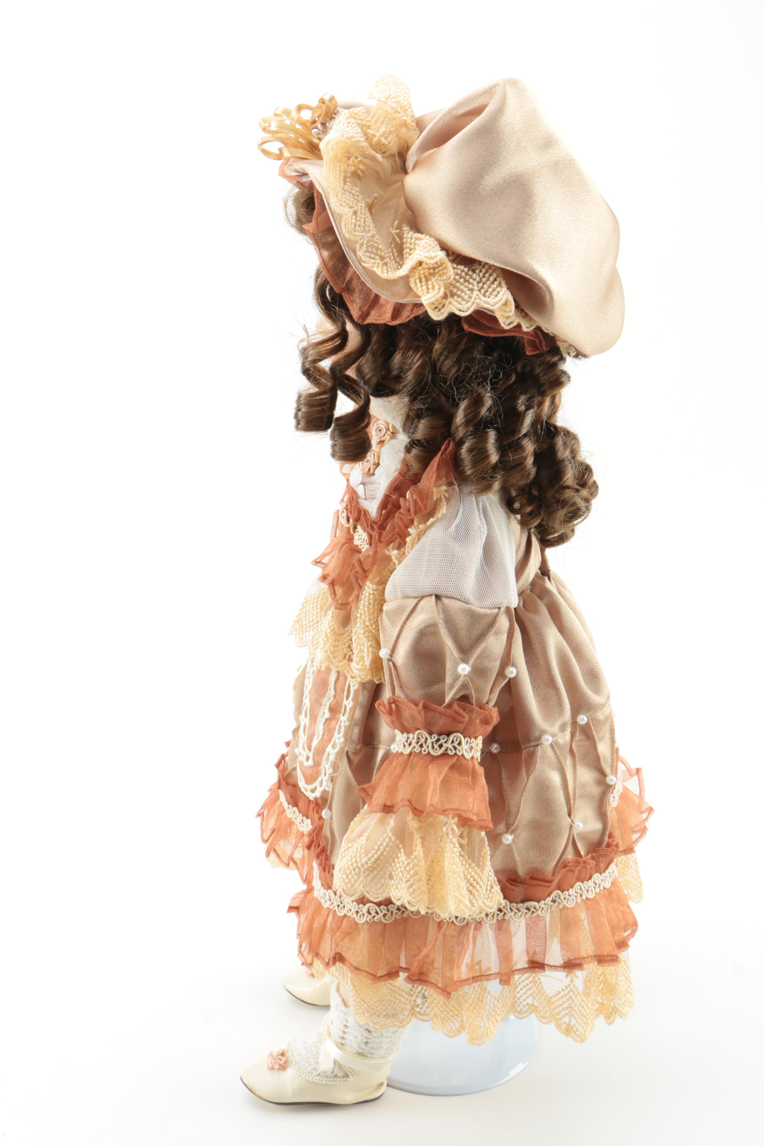 Treasures Forever Collection Hand Crafted Porcelain Doll