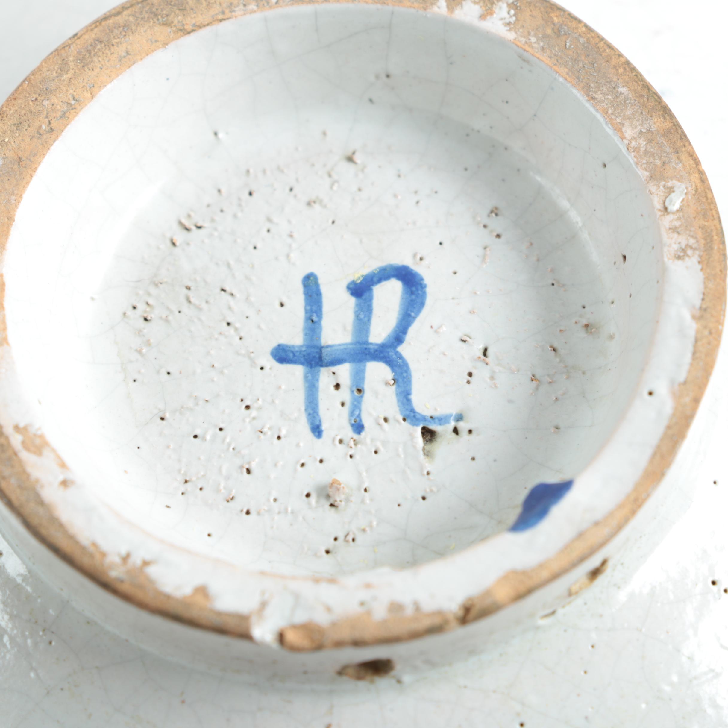 Henriot Quimper French Faience Pottery Bowl and Plate