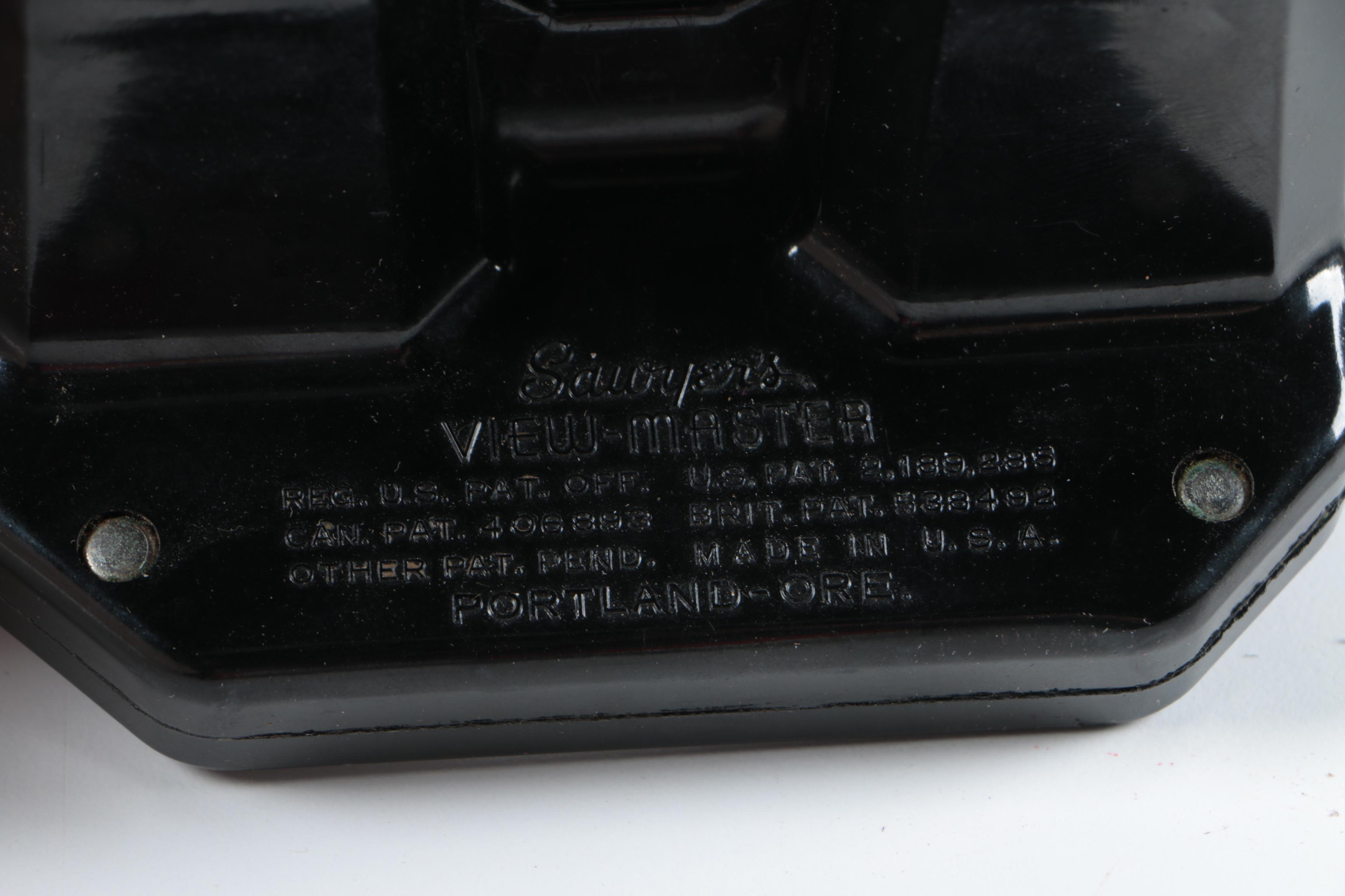 Sawyer's View-Master with Luma-View Light Attachment and Reels